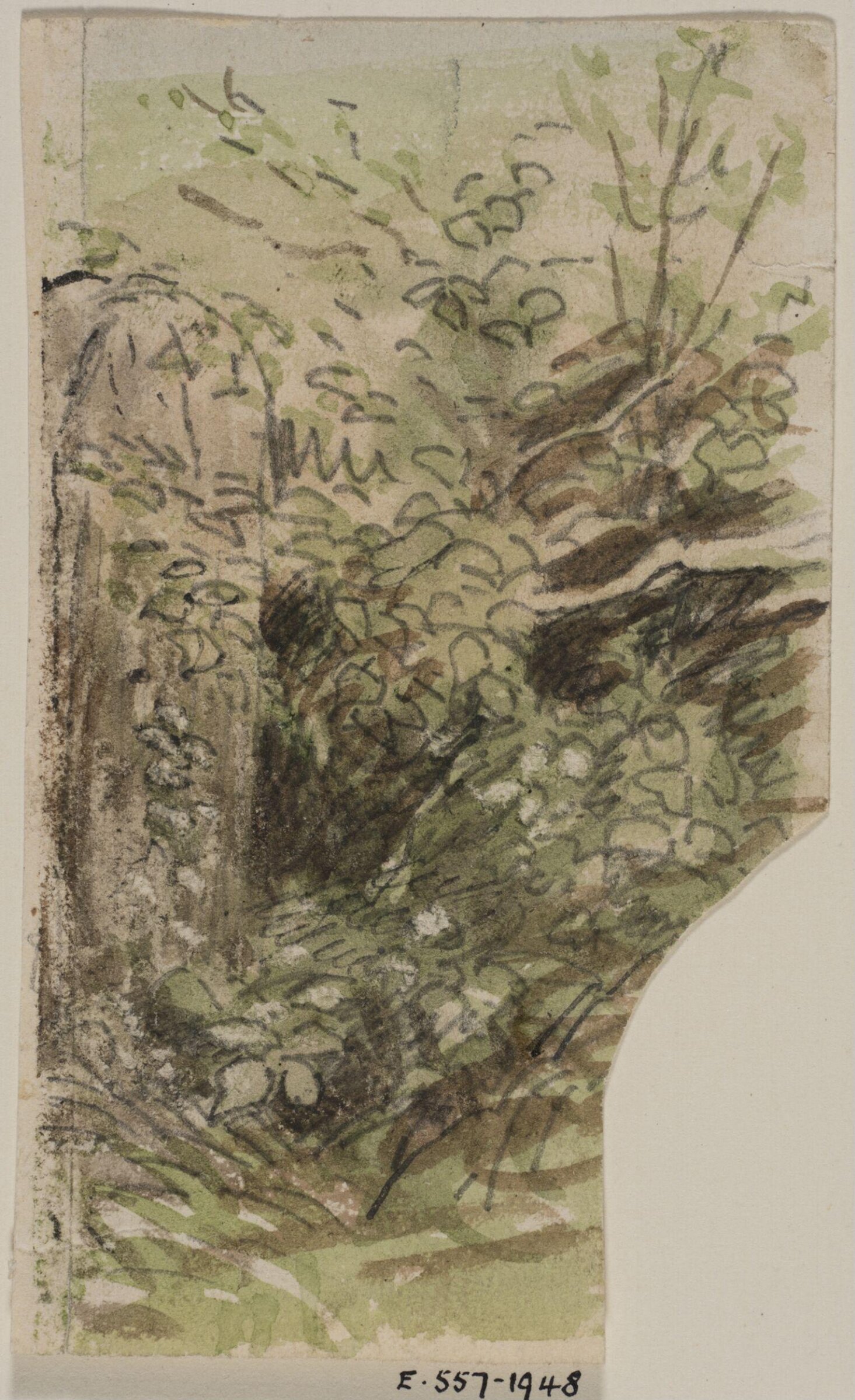 Drawing, Myles Birket Foster, c 1861