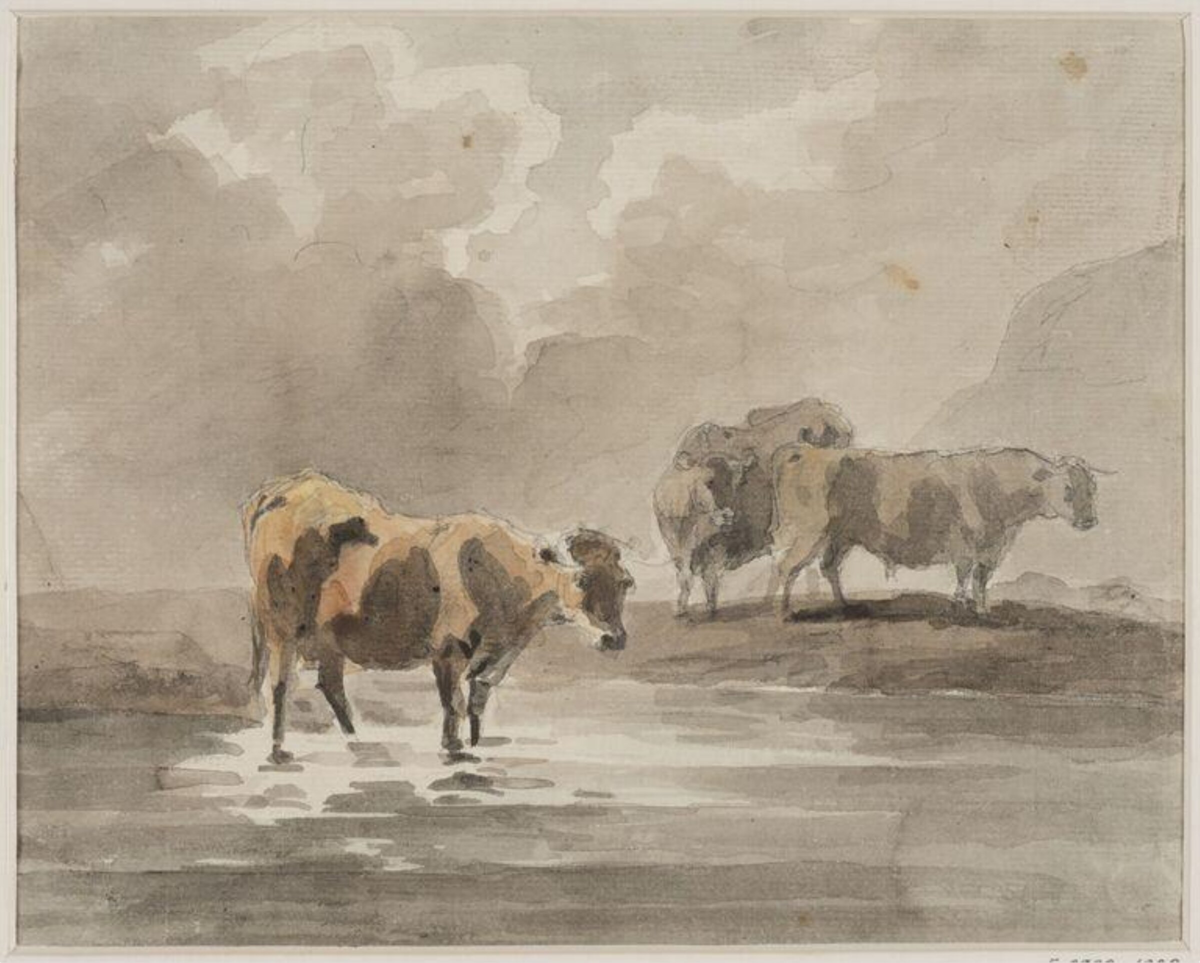 Watercolour, Sawrey Gilpin, c. 1753-1807