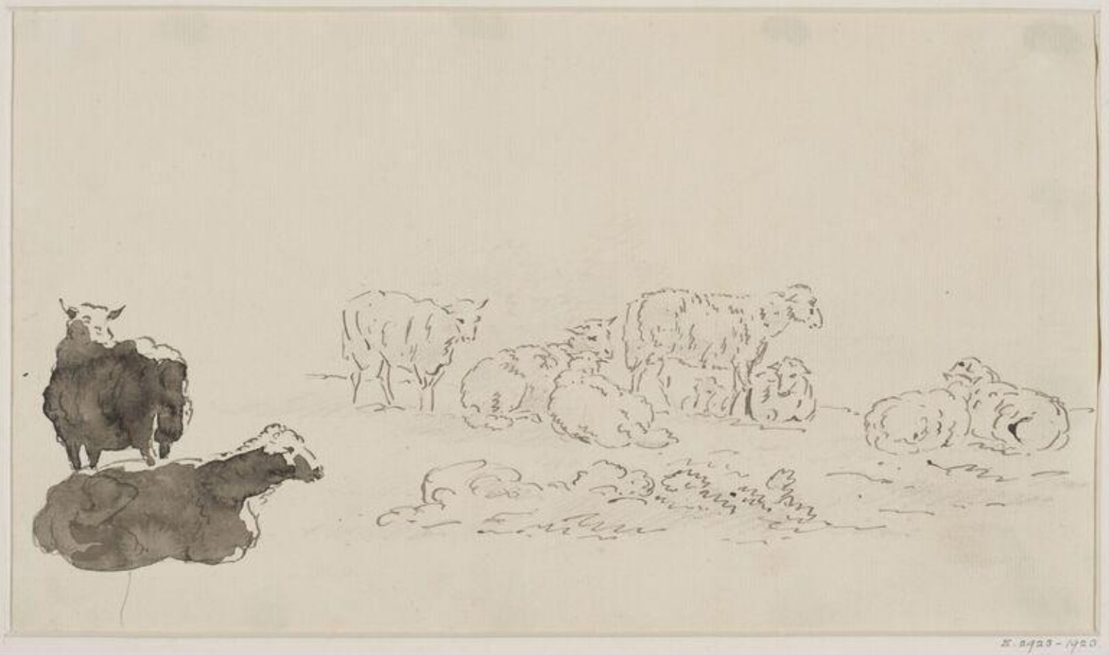 Drawing, Sawrey Gilpin, c. 1753-1807