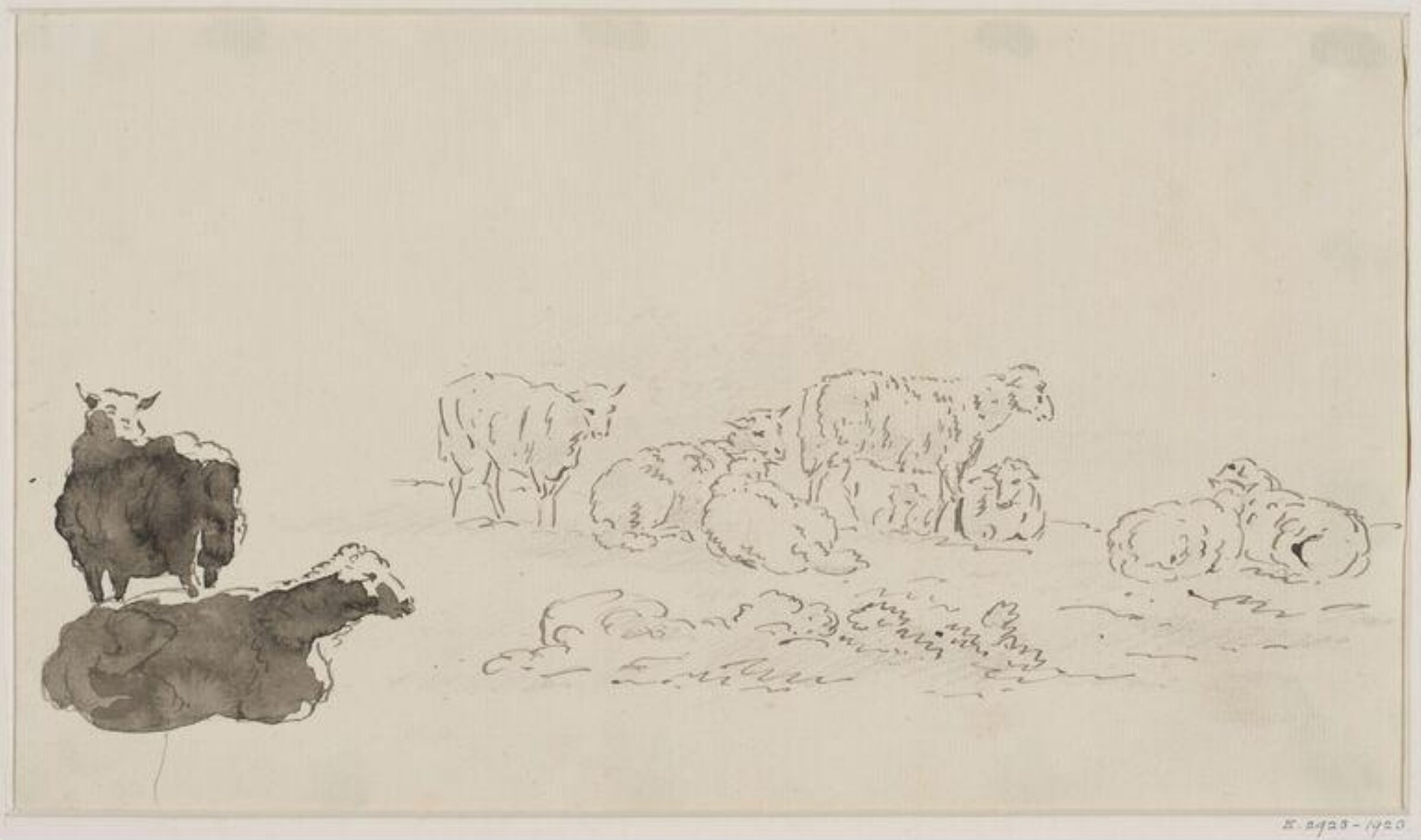 Drawing, Sawrey Gilpin, c. 1753-1807