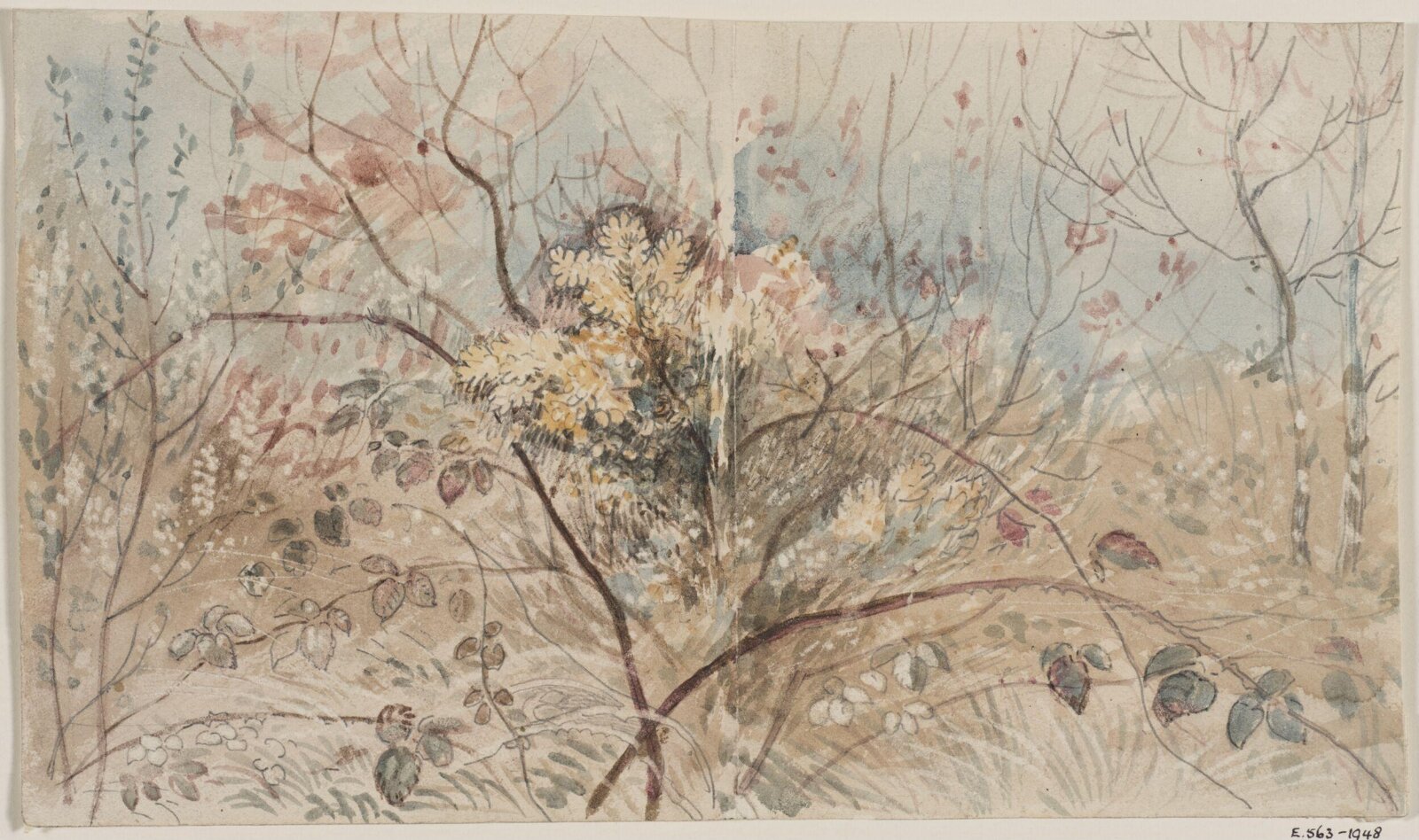 Drawing, Myles Birket Foster, c 1861