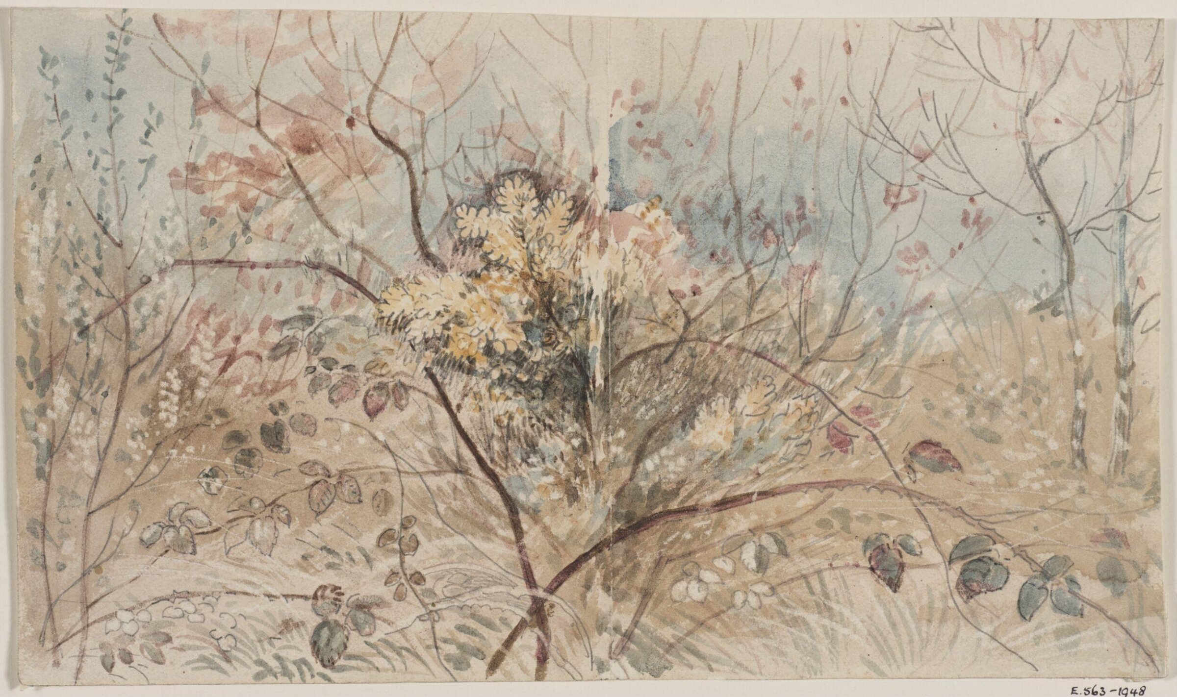 Drawing, Myles Birket Foster, c 1861