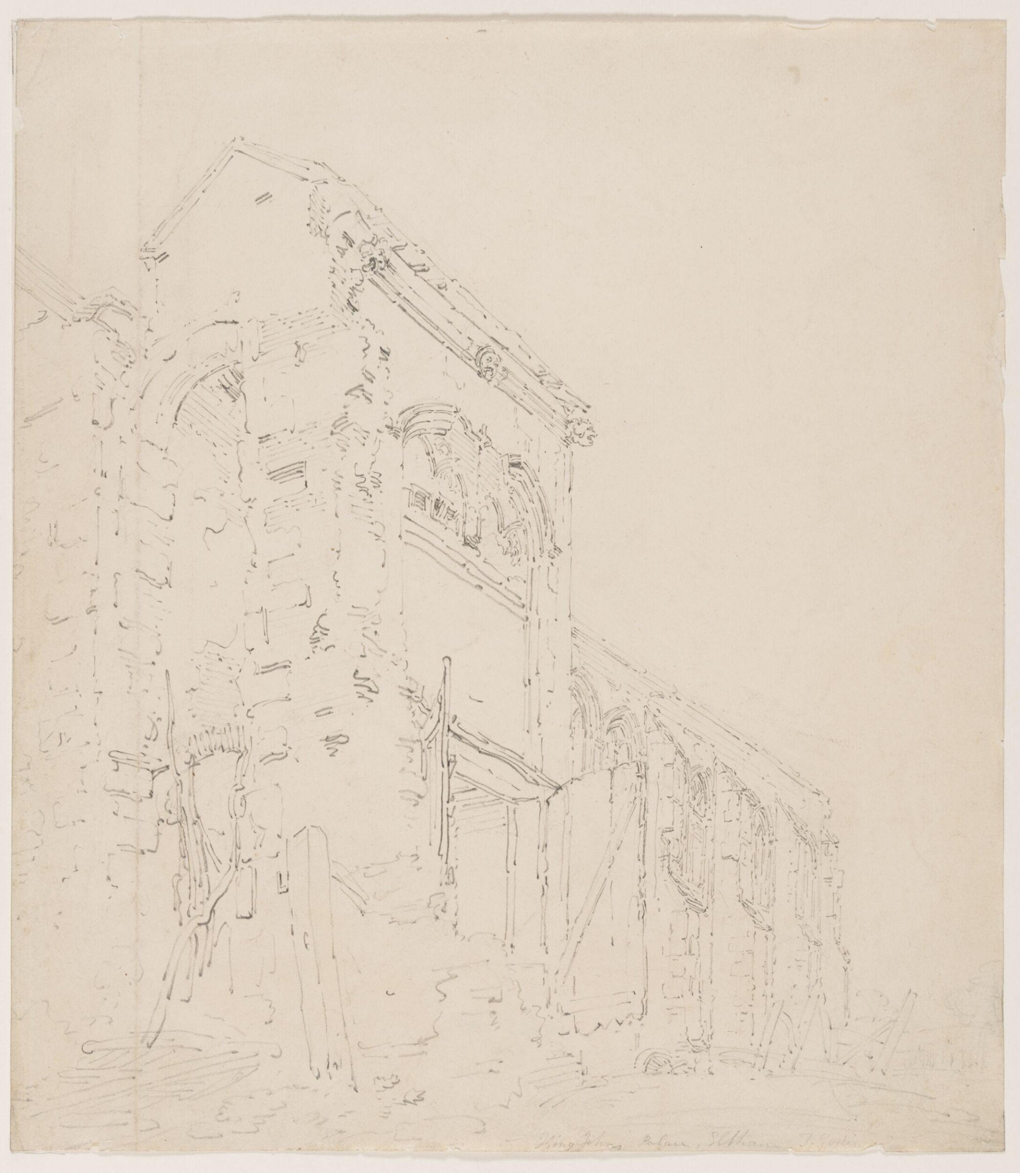 King John's Palace, Eltham, Thomas Girtin, mid 1790s