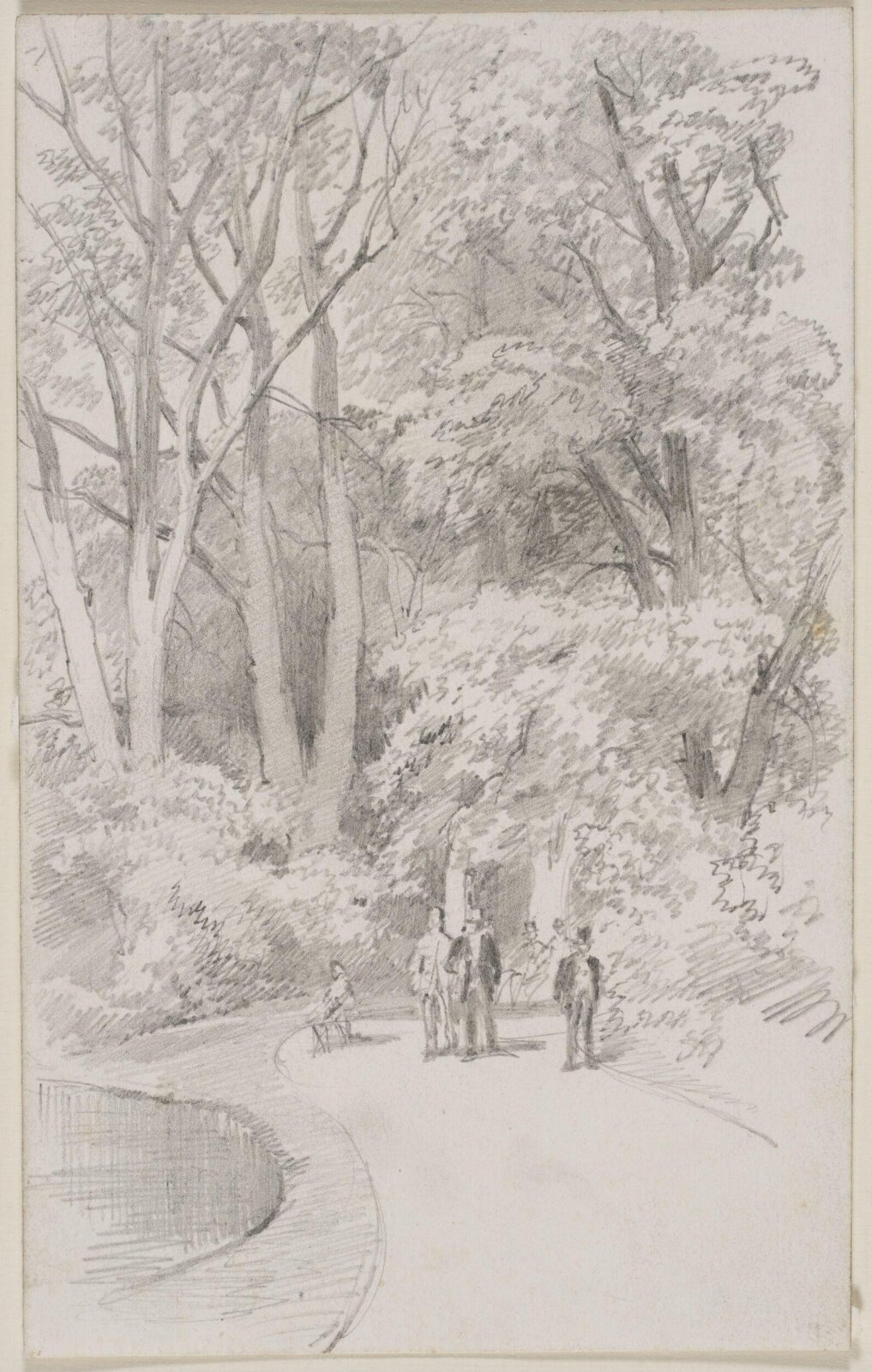 Drawing, Myles Birket Foster, 1825-1899