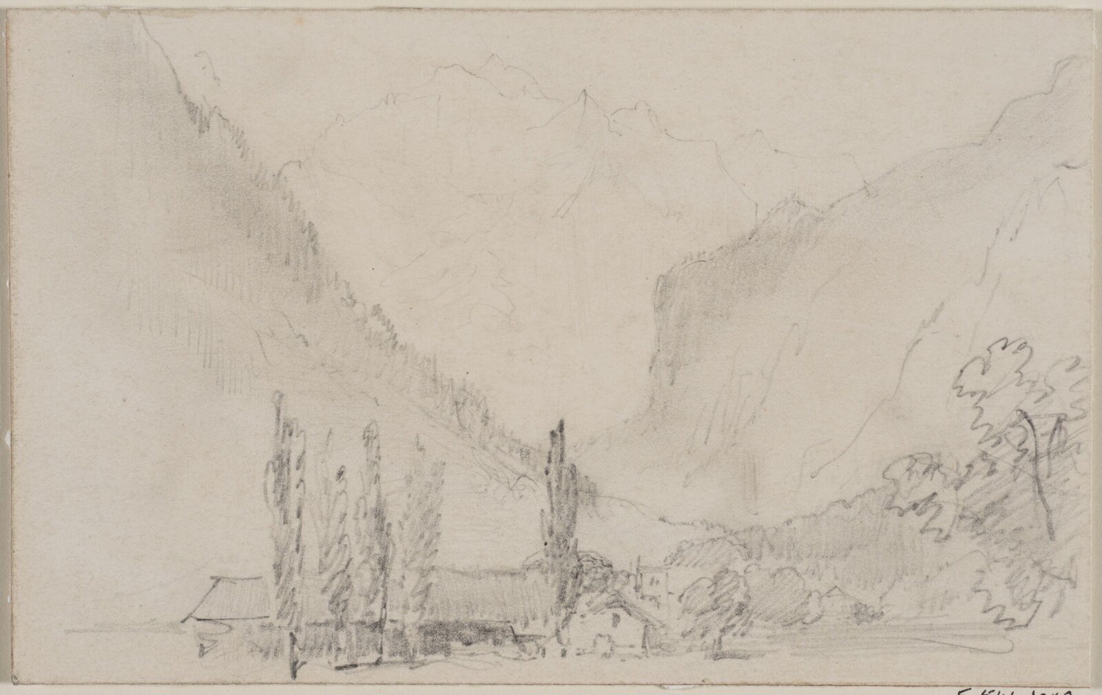Drawing, Myles Birket Foster, 1825-1899
