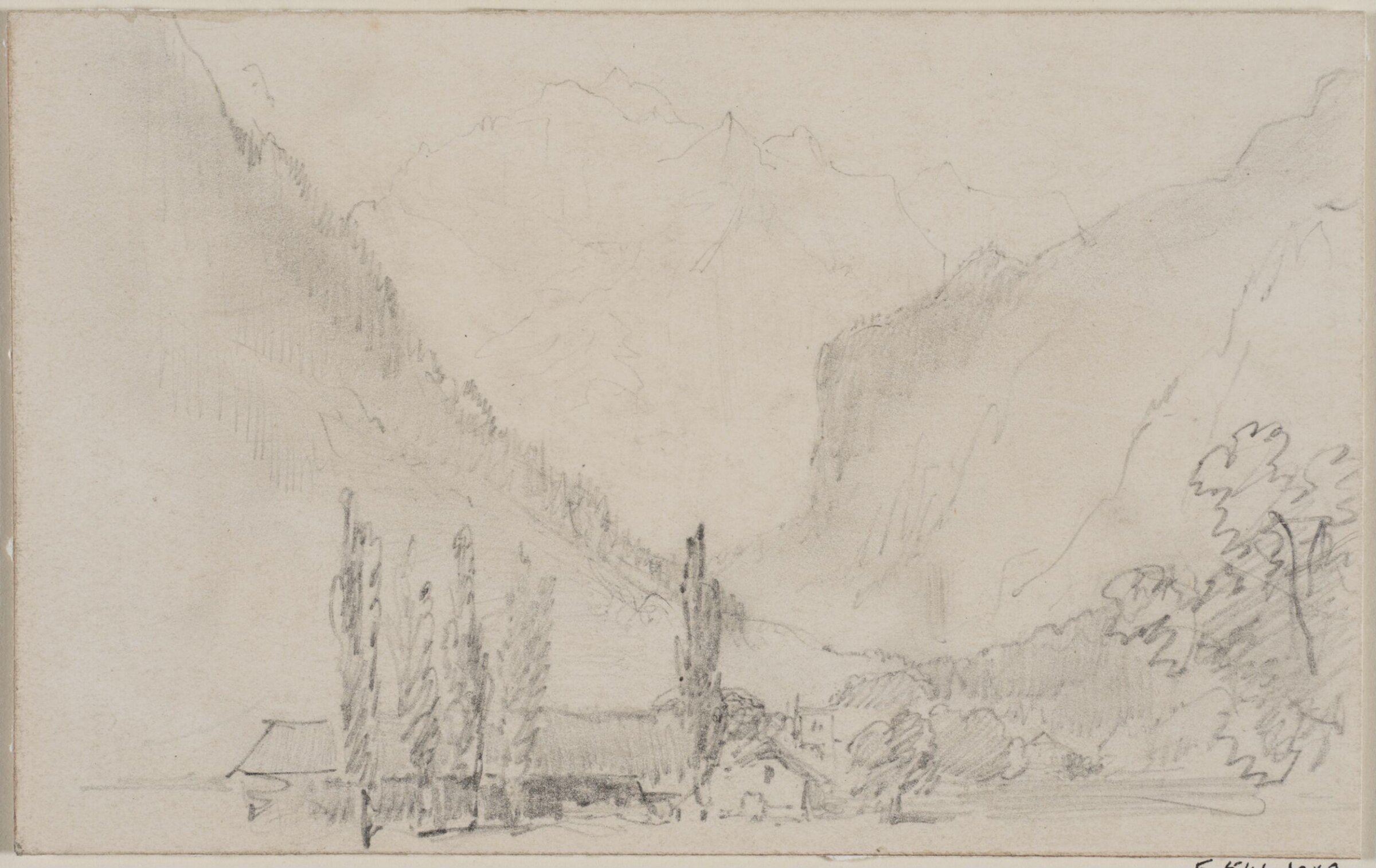 Drawing, Myles Birket Foster, 1825-1899