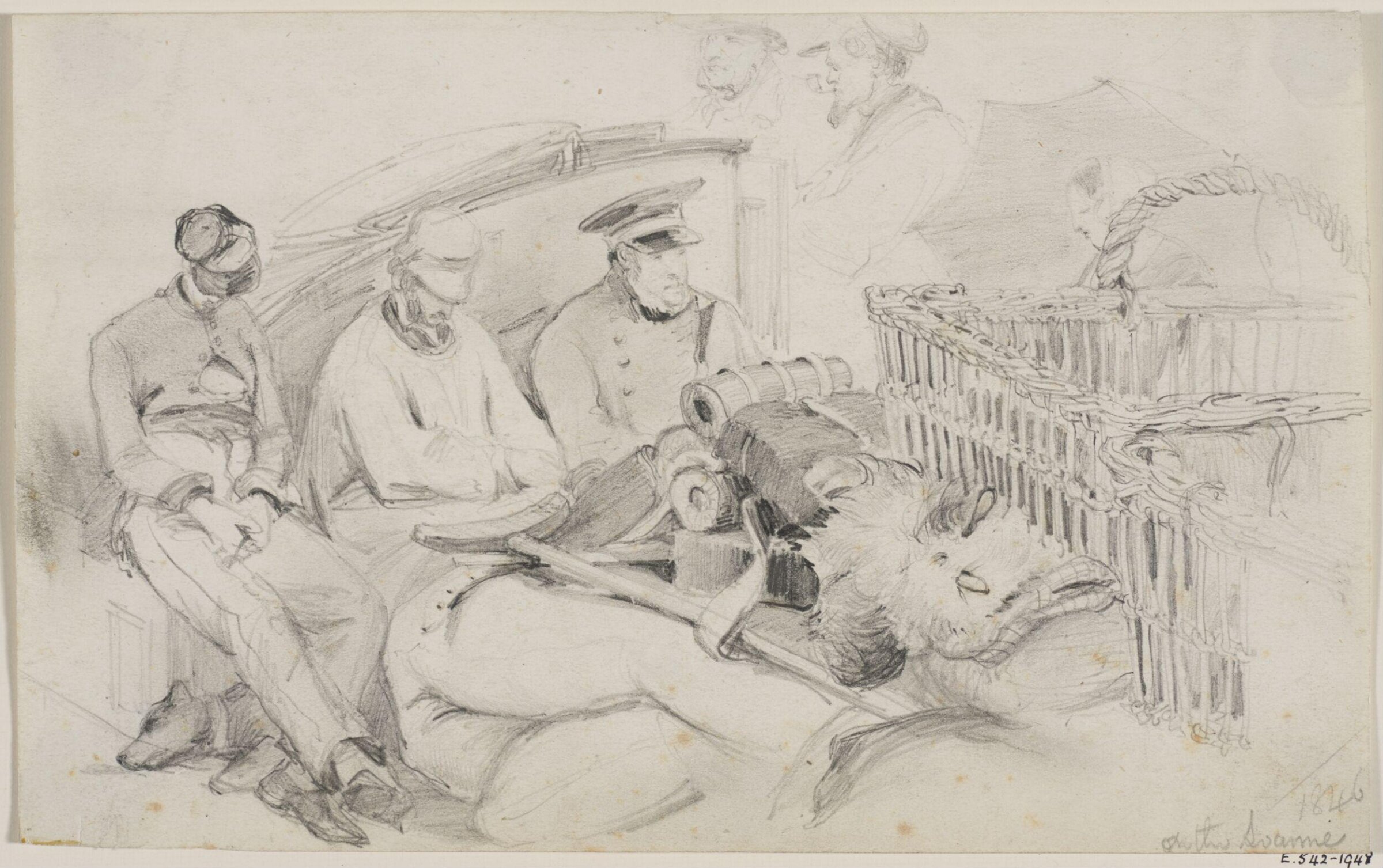 Drawing, Myles Birket Foster, 1825-1899