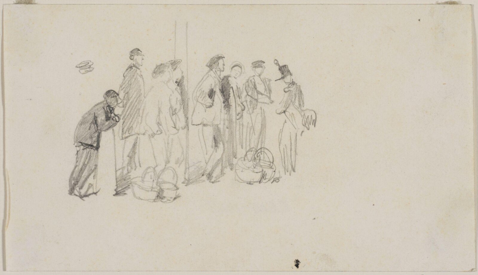 Drawing, Myles Birket Foster, 1825-1899