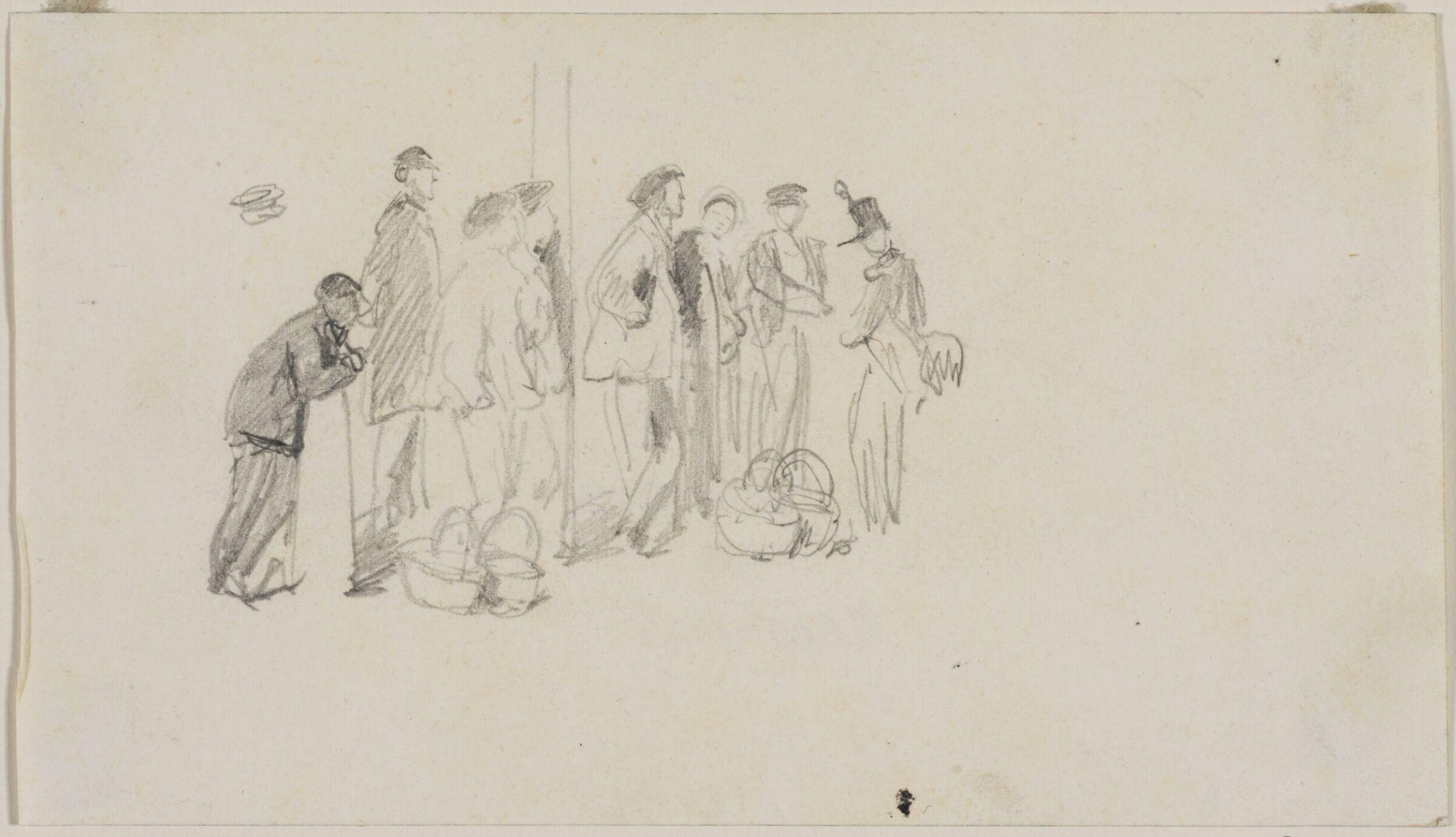 Drawing, Myles Birket Foster, 1825-1899