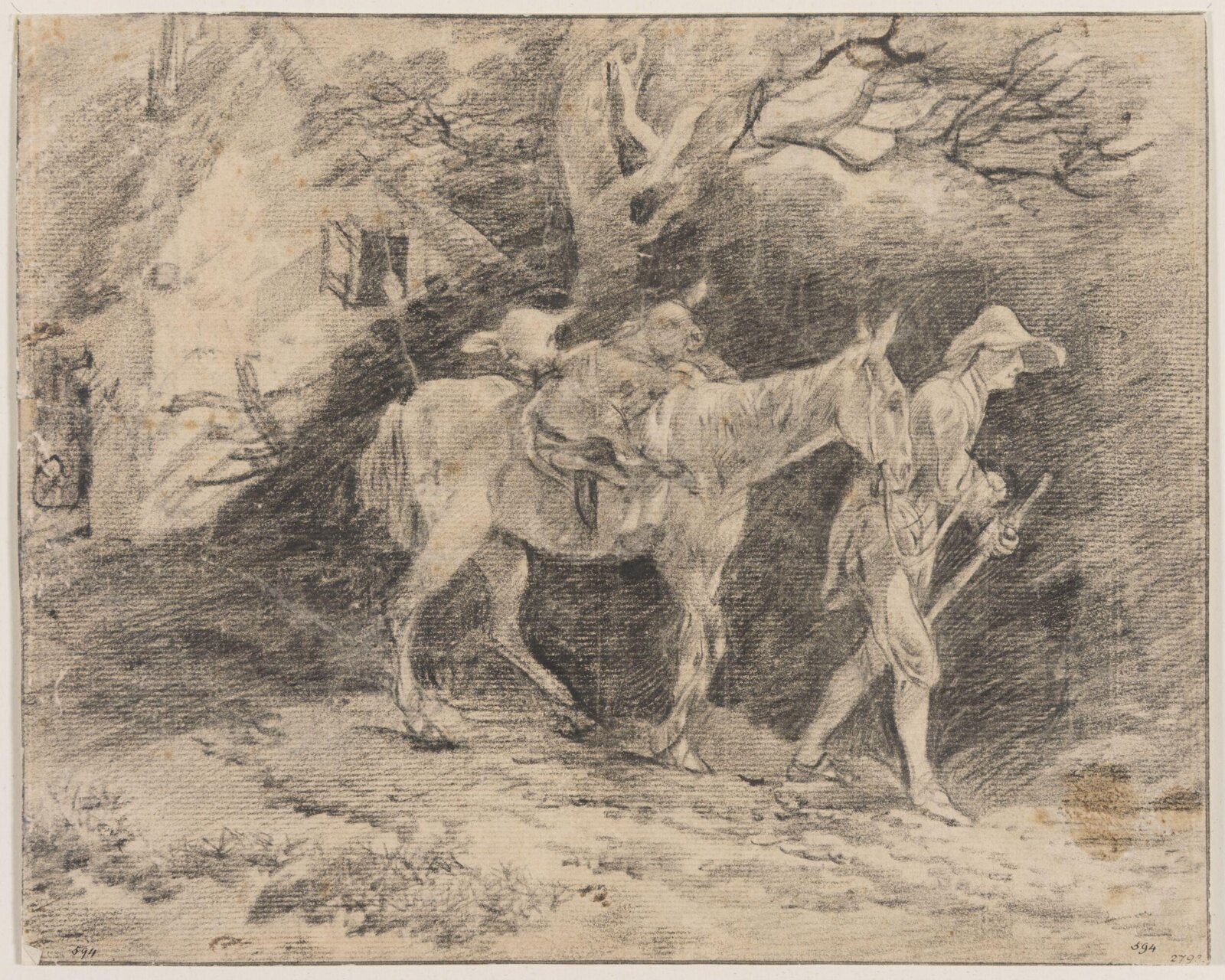Carrying Lambs, Gainsborough, ca. 1750-88