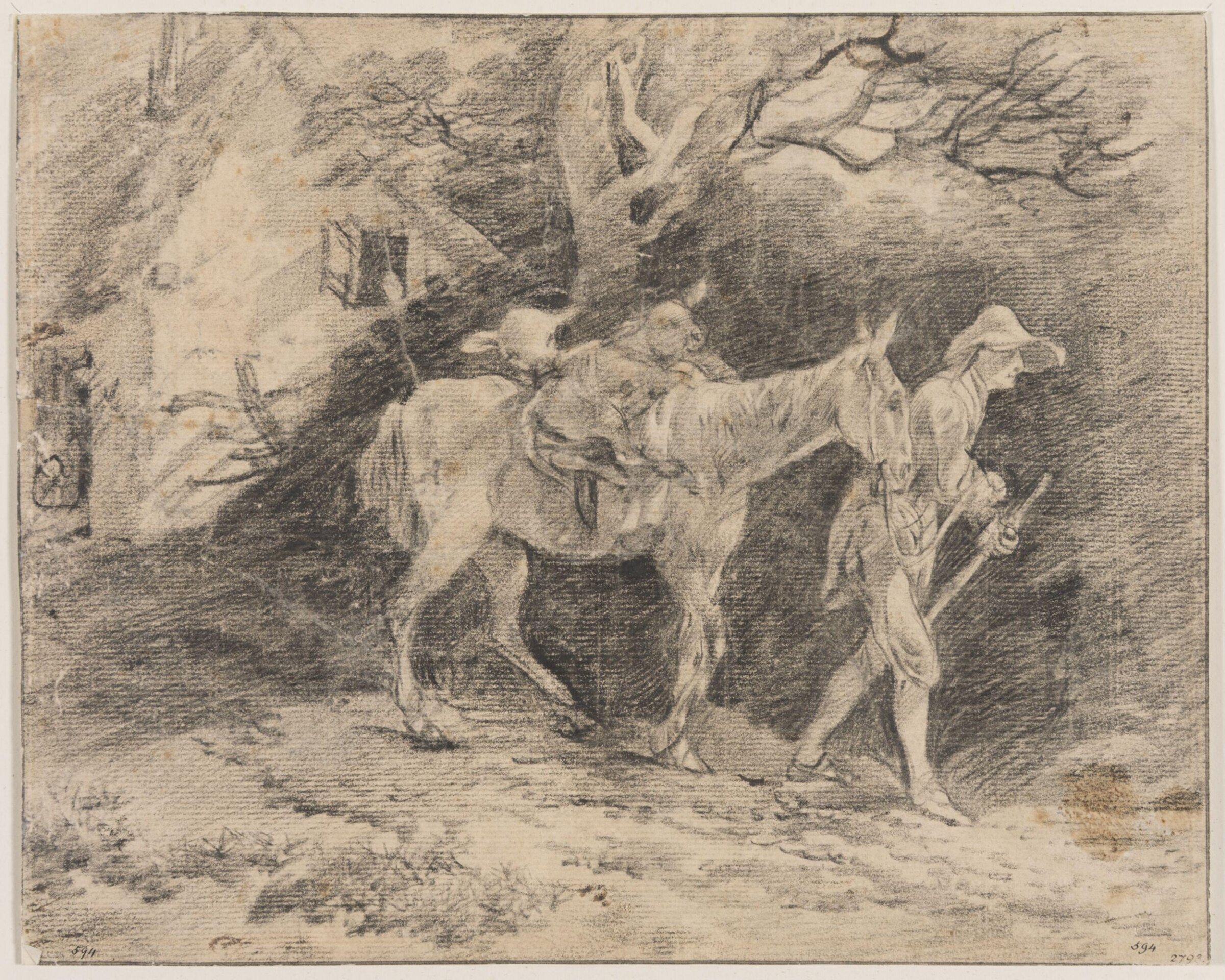 Carrying Lambs, Gainsborough, ca. 1750-88