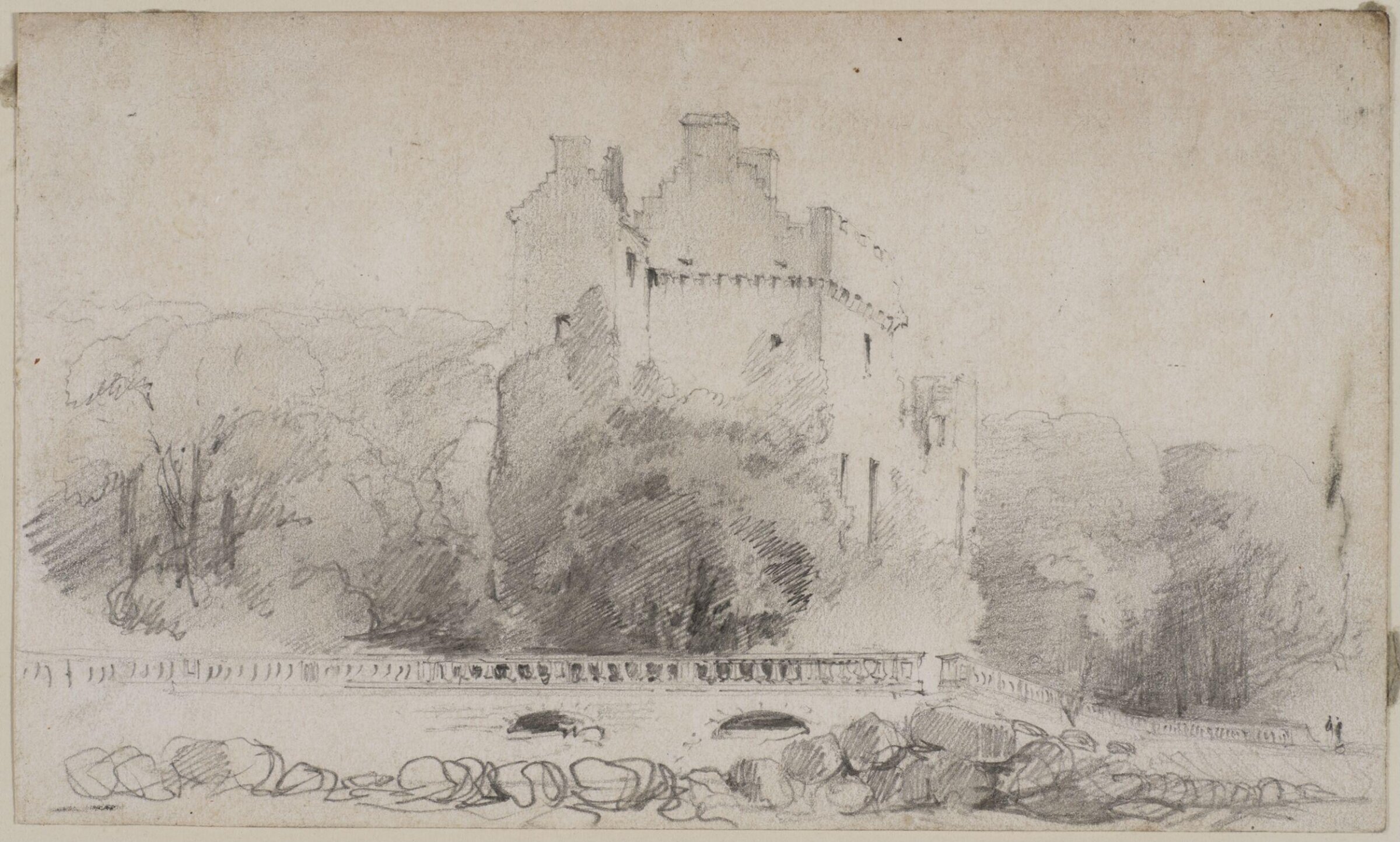 Drawing, Myles Birket Foster, 1825-1899