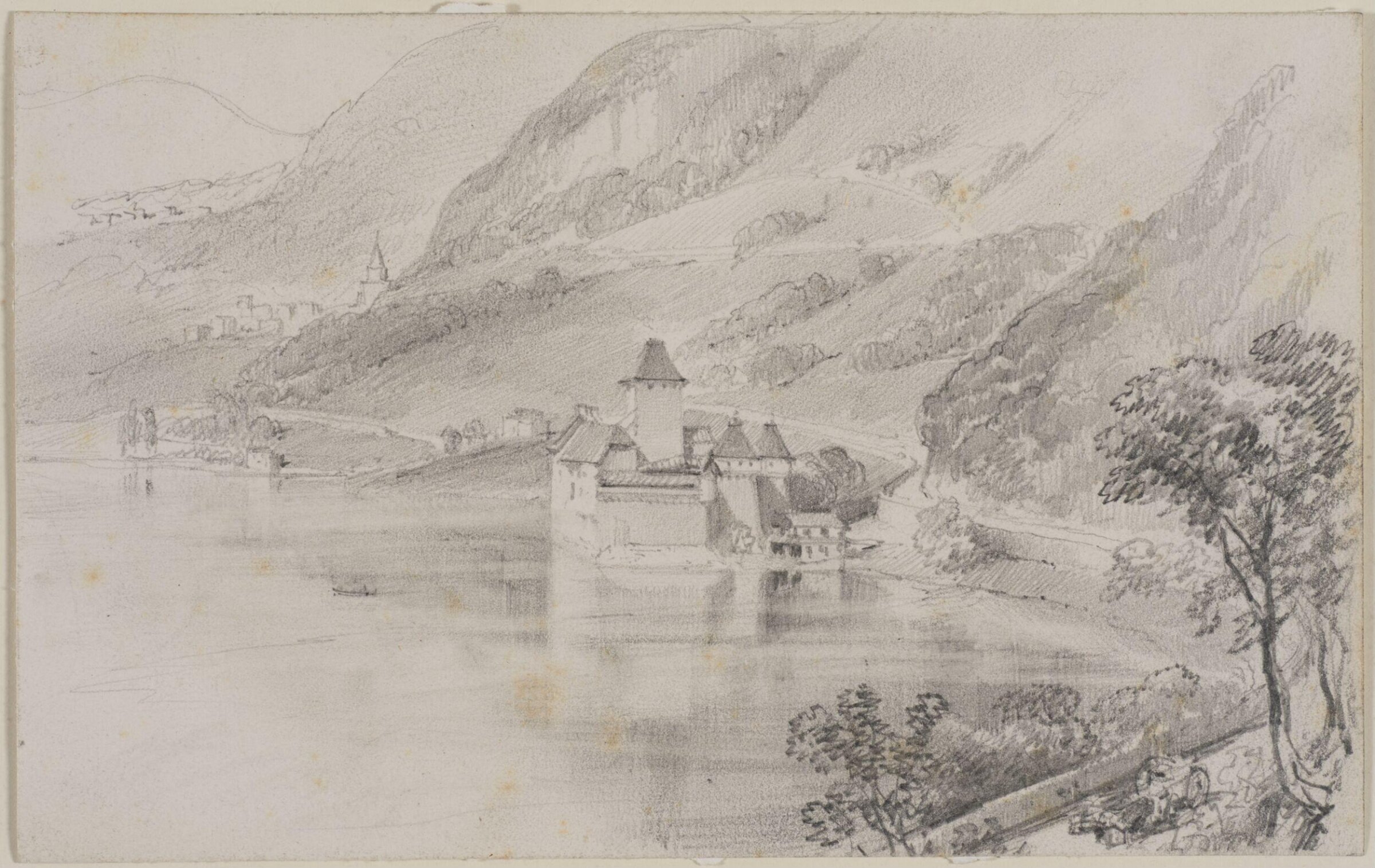 Drawing, Myles Birket Foster, 1825-1899