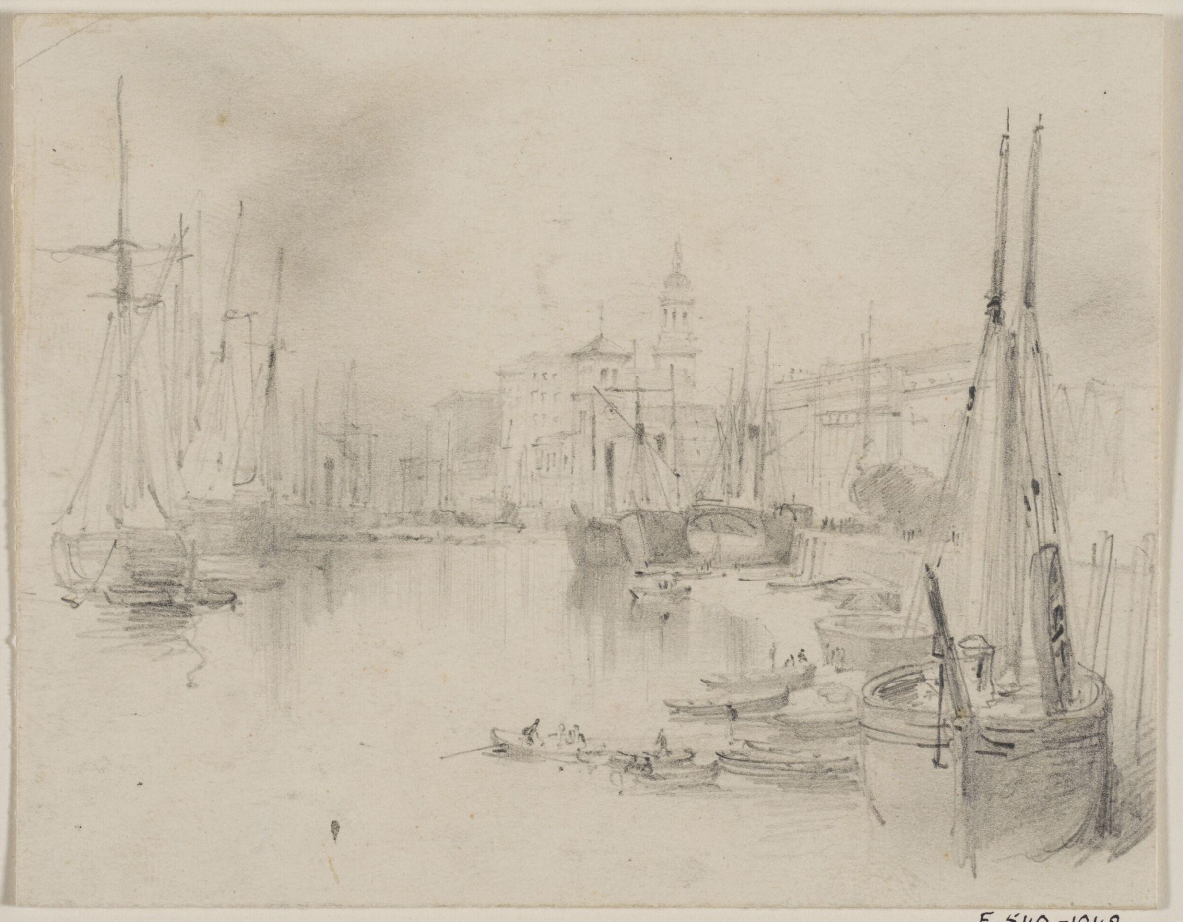 Drawing, Myles Birket Foster, 1825-1899