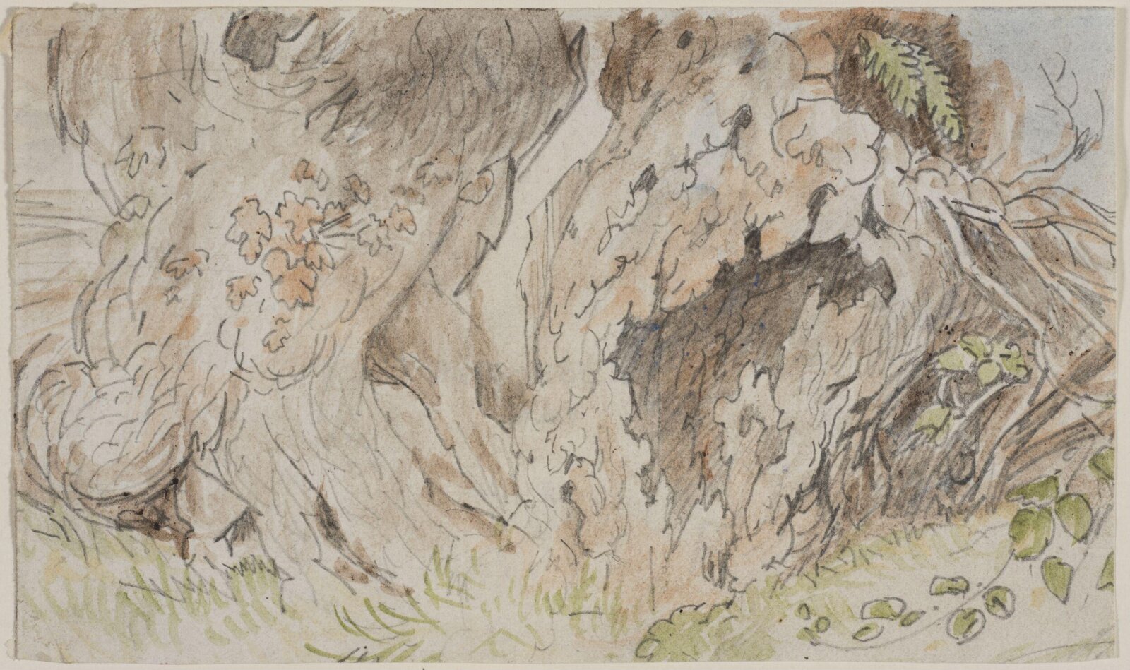 Drawing, Myles Birket Foster, c 1861