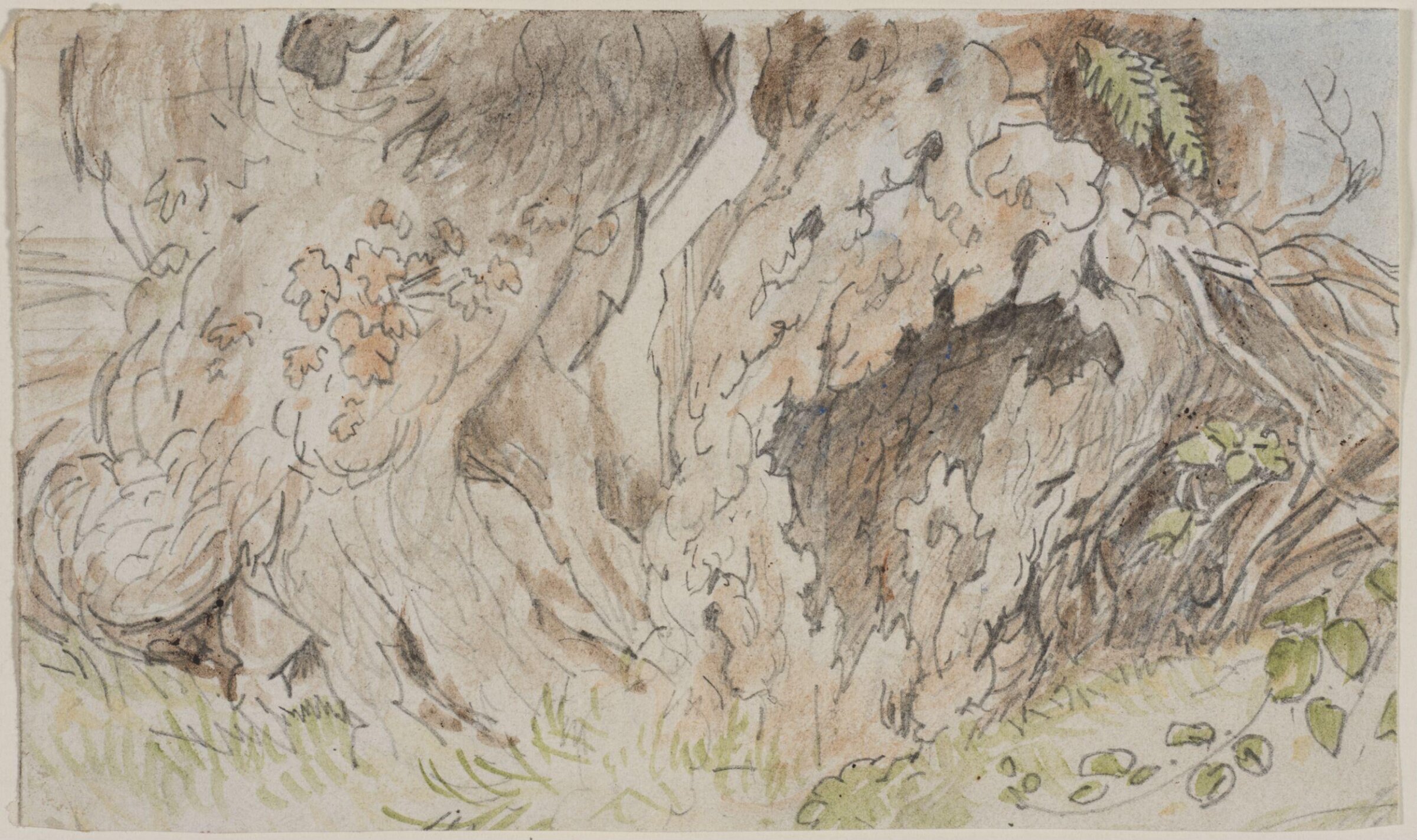 Drawing, Myles Birket Foster, c 1861