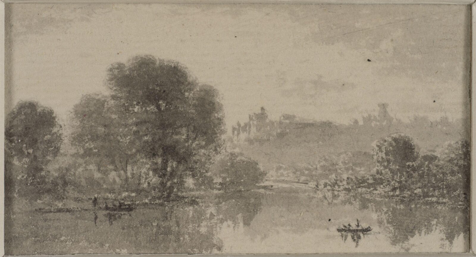 Ten small landscape drawings, John Glover, 1767-1849