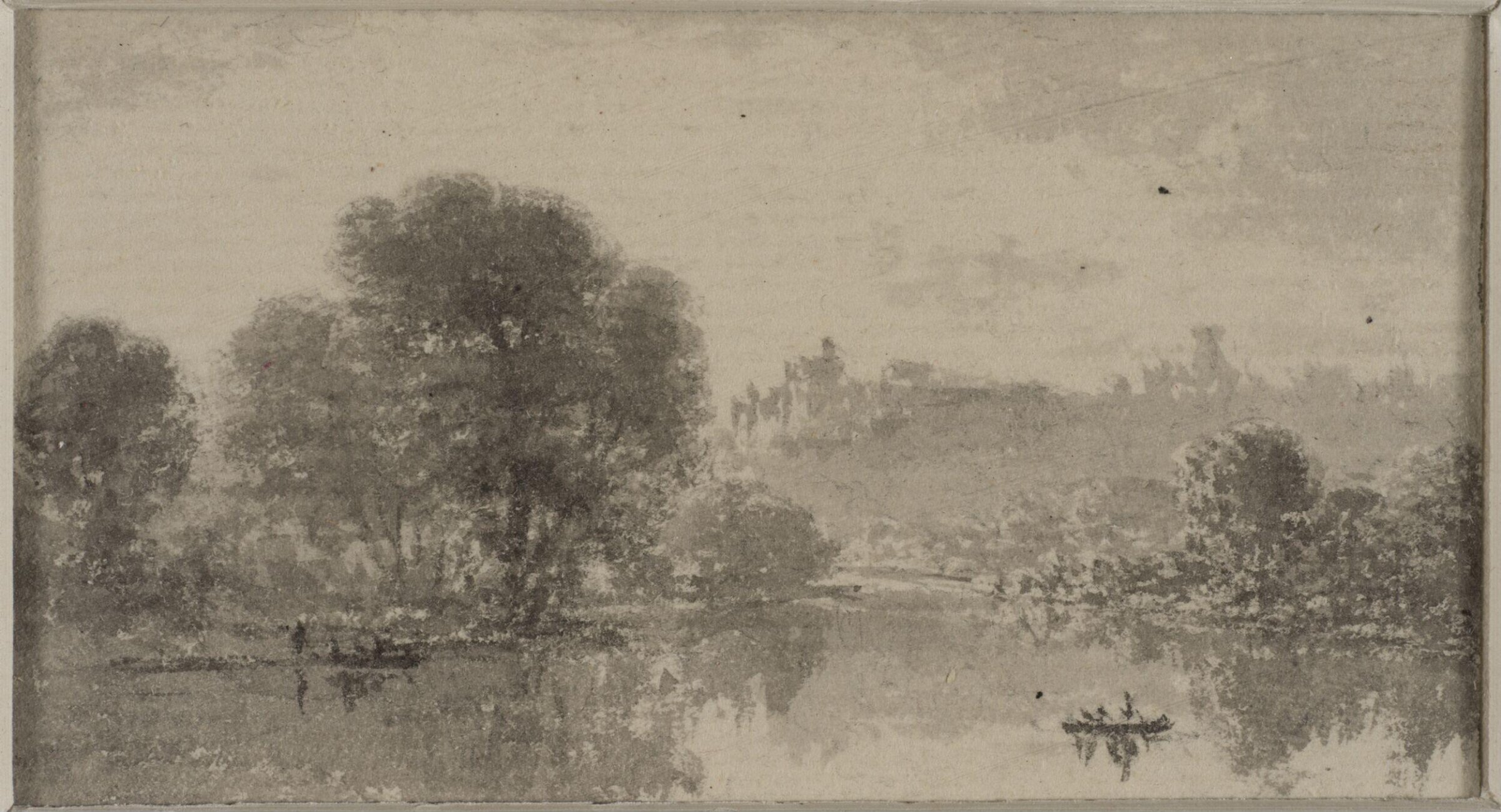 Ten small landscape drawings, John Glover, 1767-1849