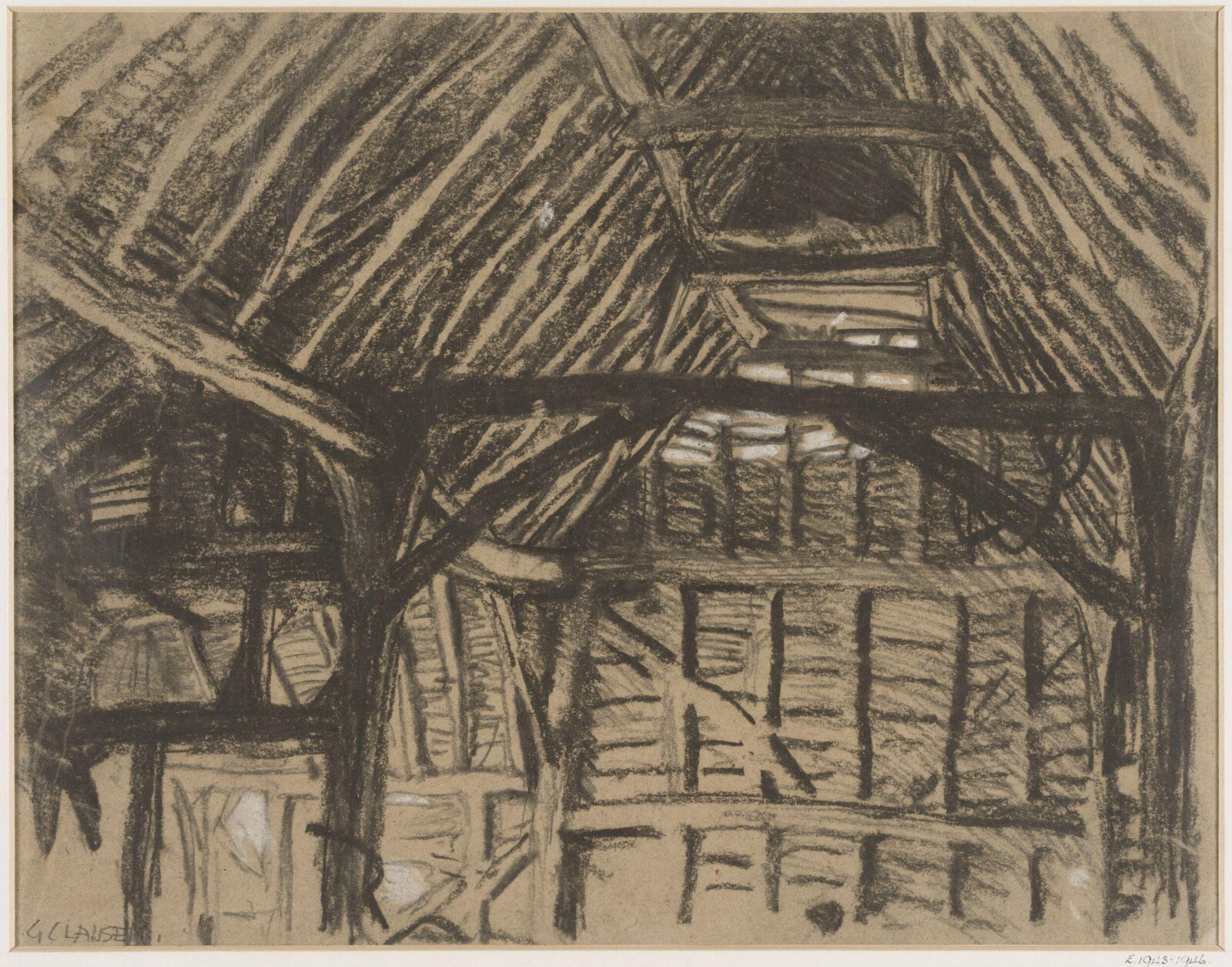 Drawing, George Clausen, 1908