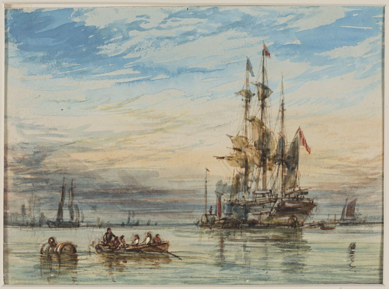 Shipping, George William Crawford Chambers, c.1872