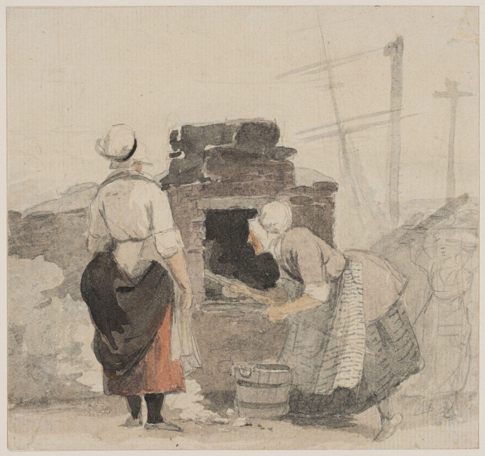 Drawing, Luke Clennell, 1800-25
