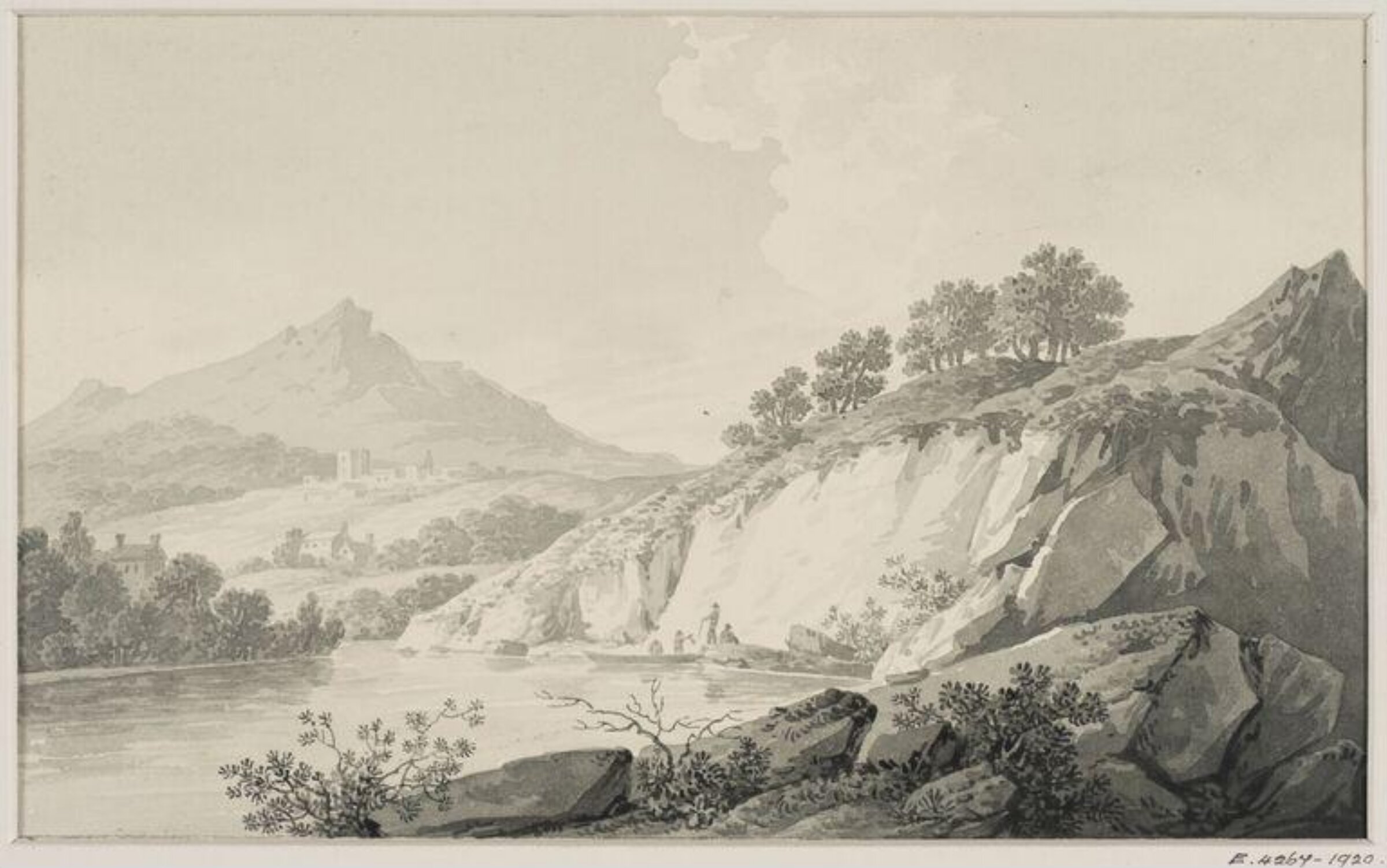 Drawing, Joseph Francis Burrell, c. early 19th century