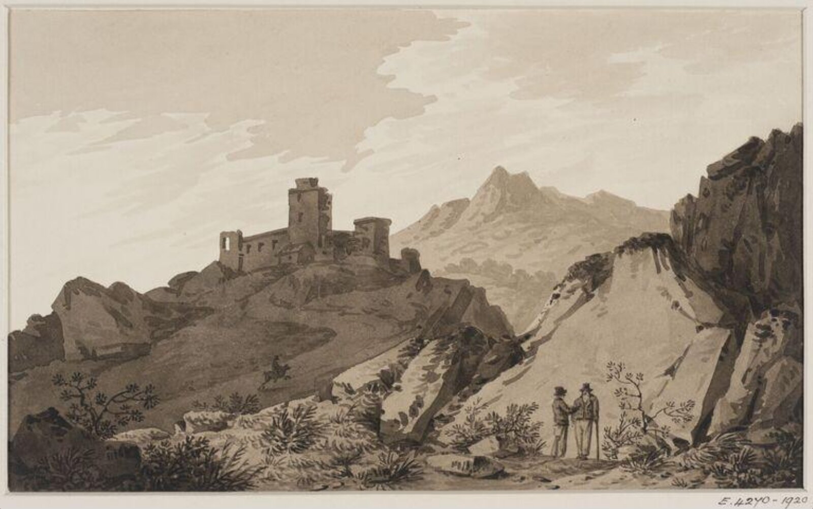 Drawing, Joseph Francis Burrell, c. early 19th century