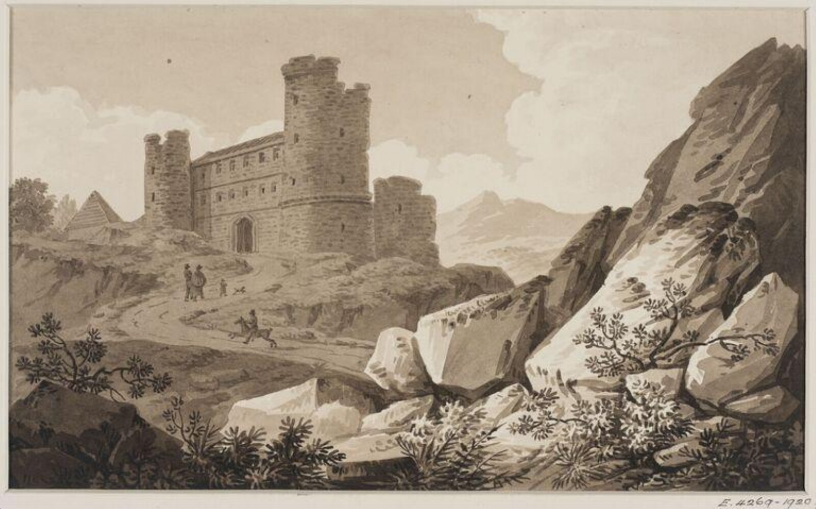 Drawing, Joseph Francis Burrell, c. early 19th century