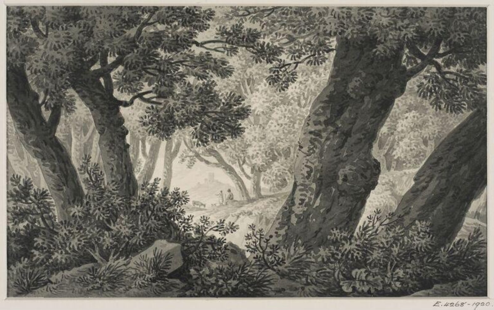 Drawing, Joseph Francis Burrell, c. early 19th century
