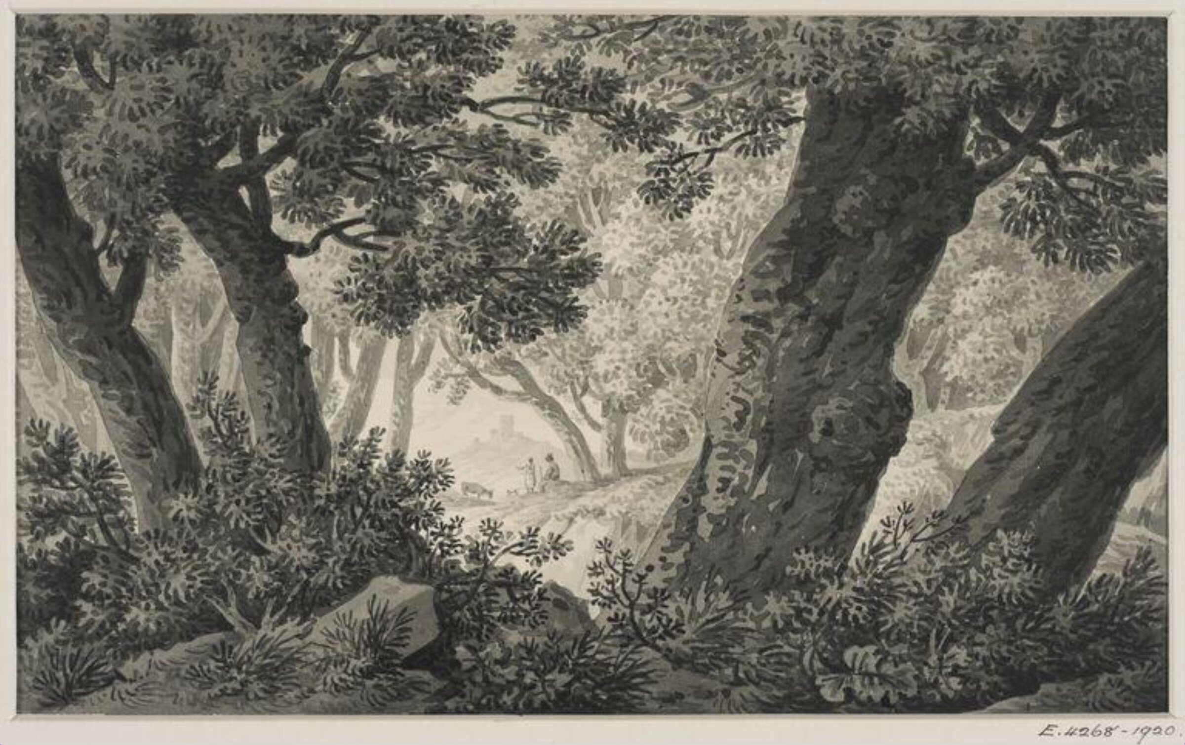 Drawing, Joseph Francis Burrell, c. early 19th century