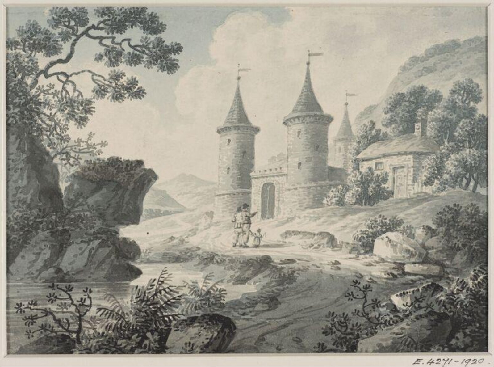 Drawing, Joseph Francis Burrell, c. early 19th century