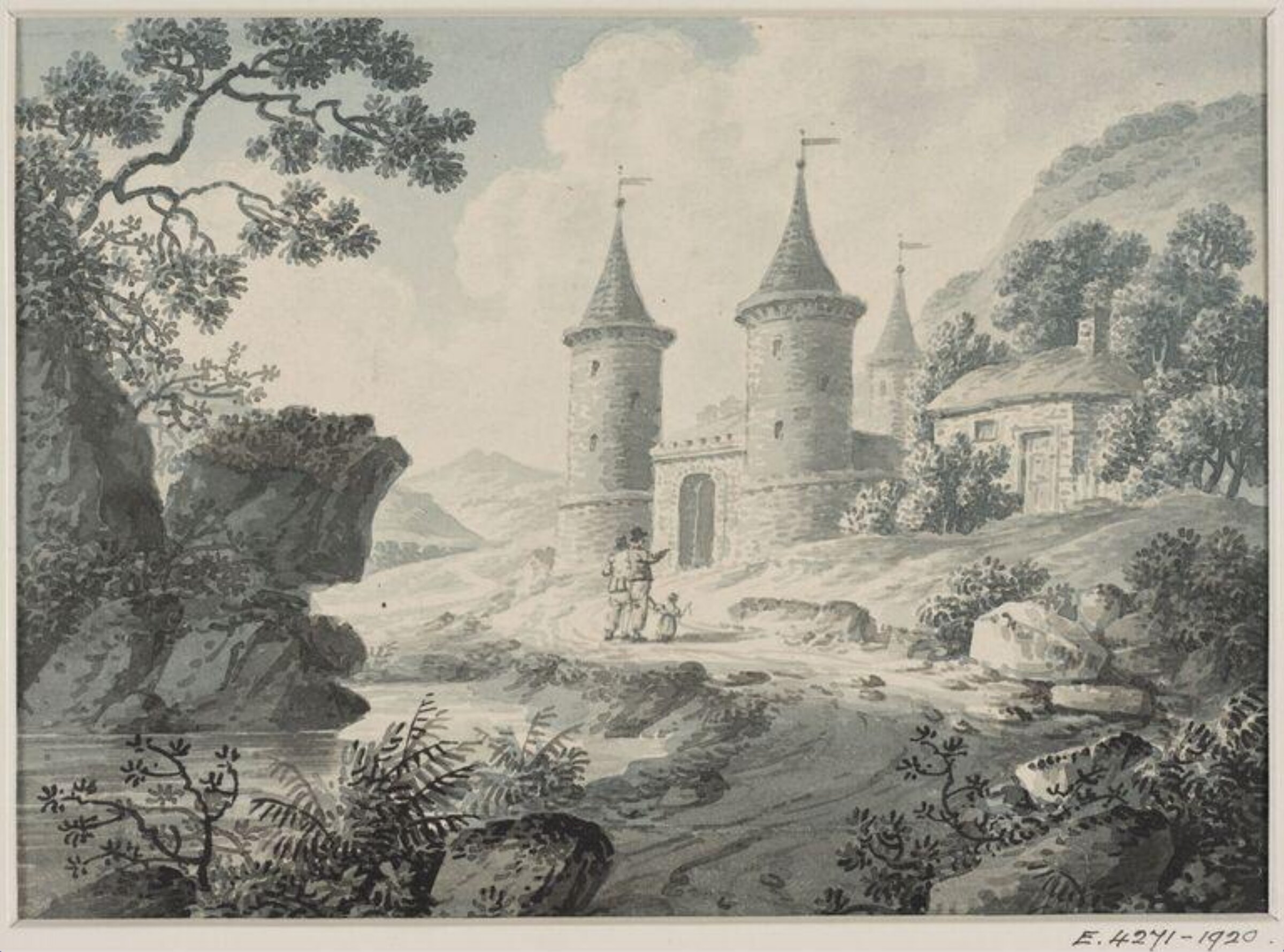 Drawing, Joseph Francis Burrell, c. early 19th century