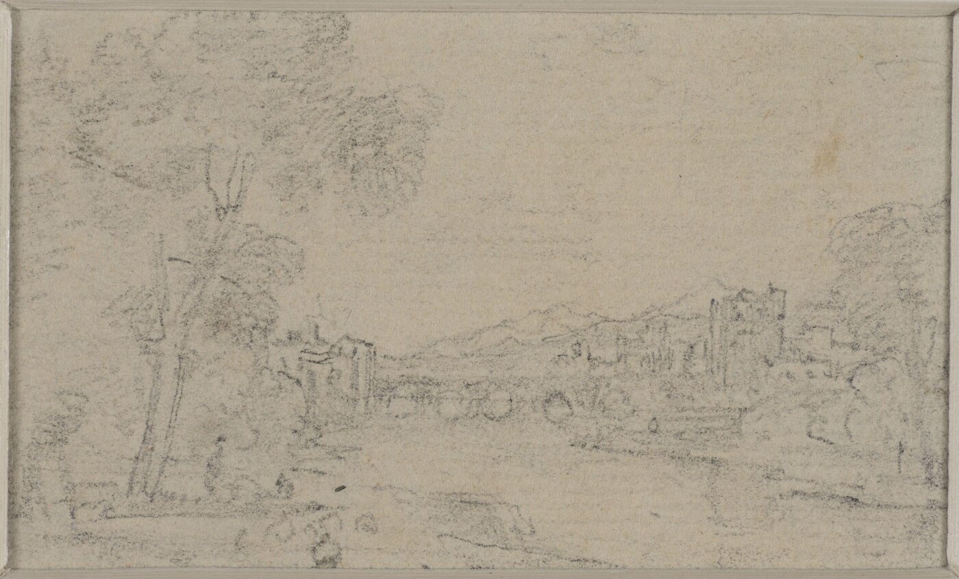 Augustus Wall Callcott, River Scene with barges