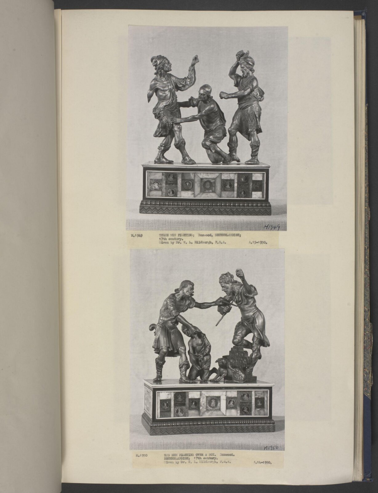 Three Men Fighting, 19th century