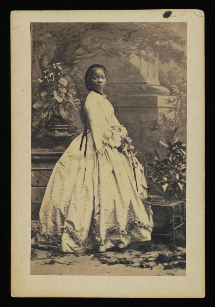 Woman in a dress top image