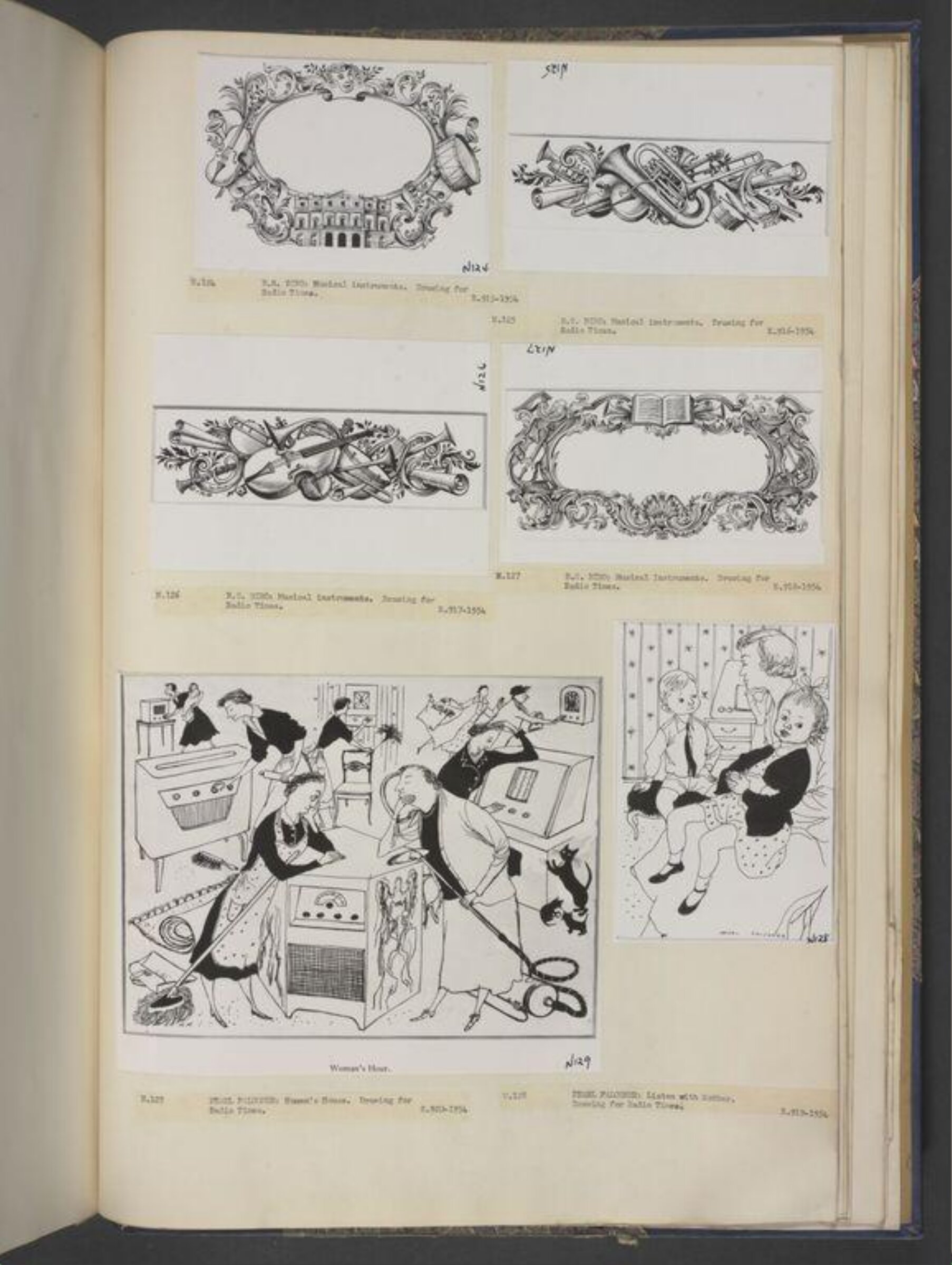 Drawing, Balint Val Biro, 1950