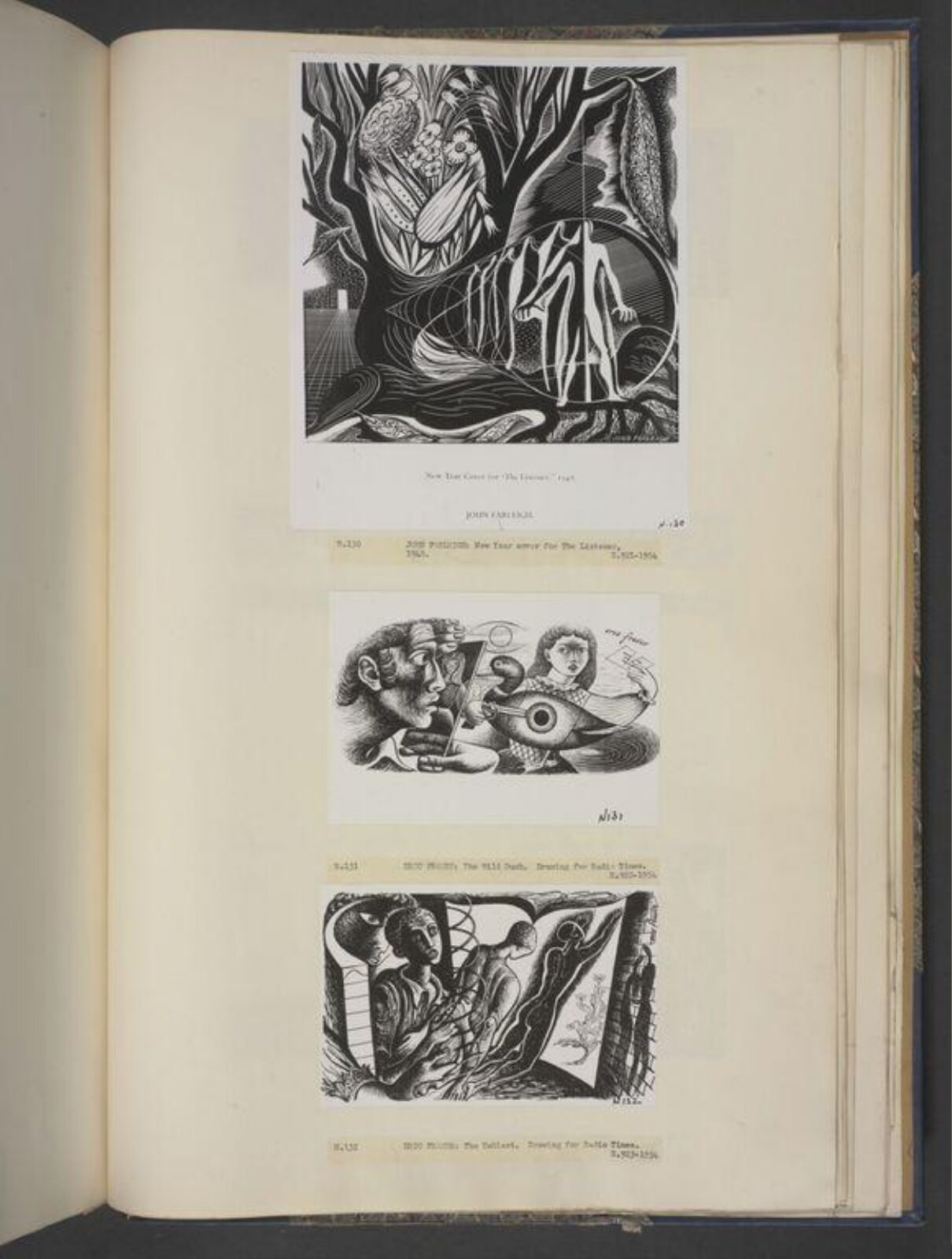 Drawing, John Farleigh, ca. 1948