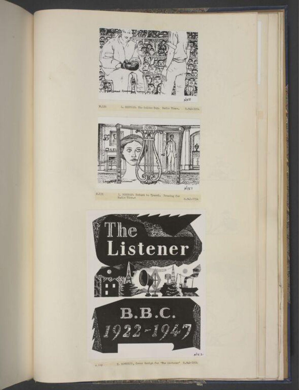 Drawing, Kenneth Rowntree, 1947
