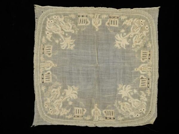 Chikan Embroidered Muslin Pocket Handkerchief | Unknown | V&A Explore ...