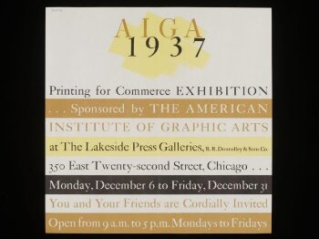 AIGA 1937 Printing for Commerce Exhibition