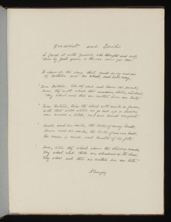 Text of poem 'Geraint and Enid' from '<i>Illustrations to Tennyson's Idylls of the King and Other Poems </i>', vol. 1