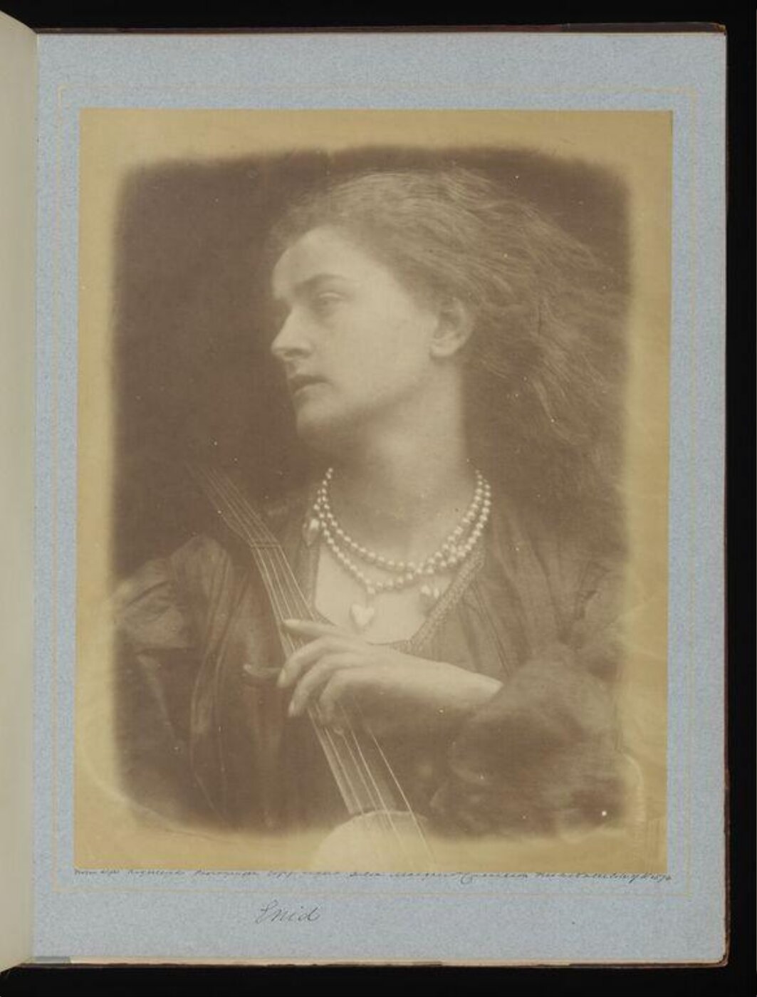 Cameron, Julia Margaret, "And Enid Sang"