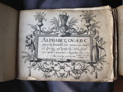 [Volume containing 2 alphabet or copybooks by Aert van Meldert and Cornelis Dircxs van Enchuisen]