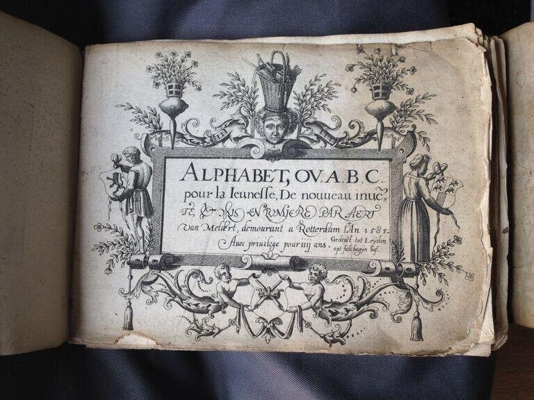 [Volume containing 2 alphabet or copybooks by Aert van Meldert and Cornelis Dircxs van Enchuisen]
