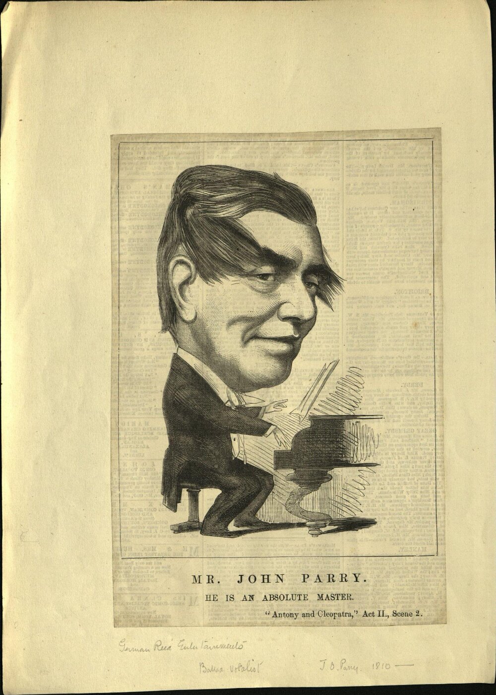 unknown, John Orlando Parry