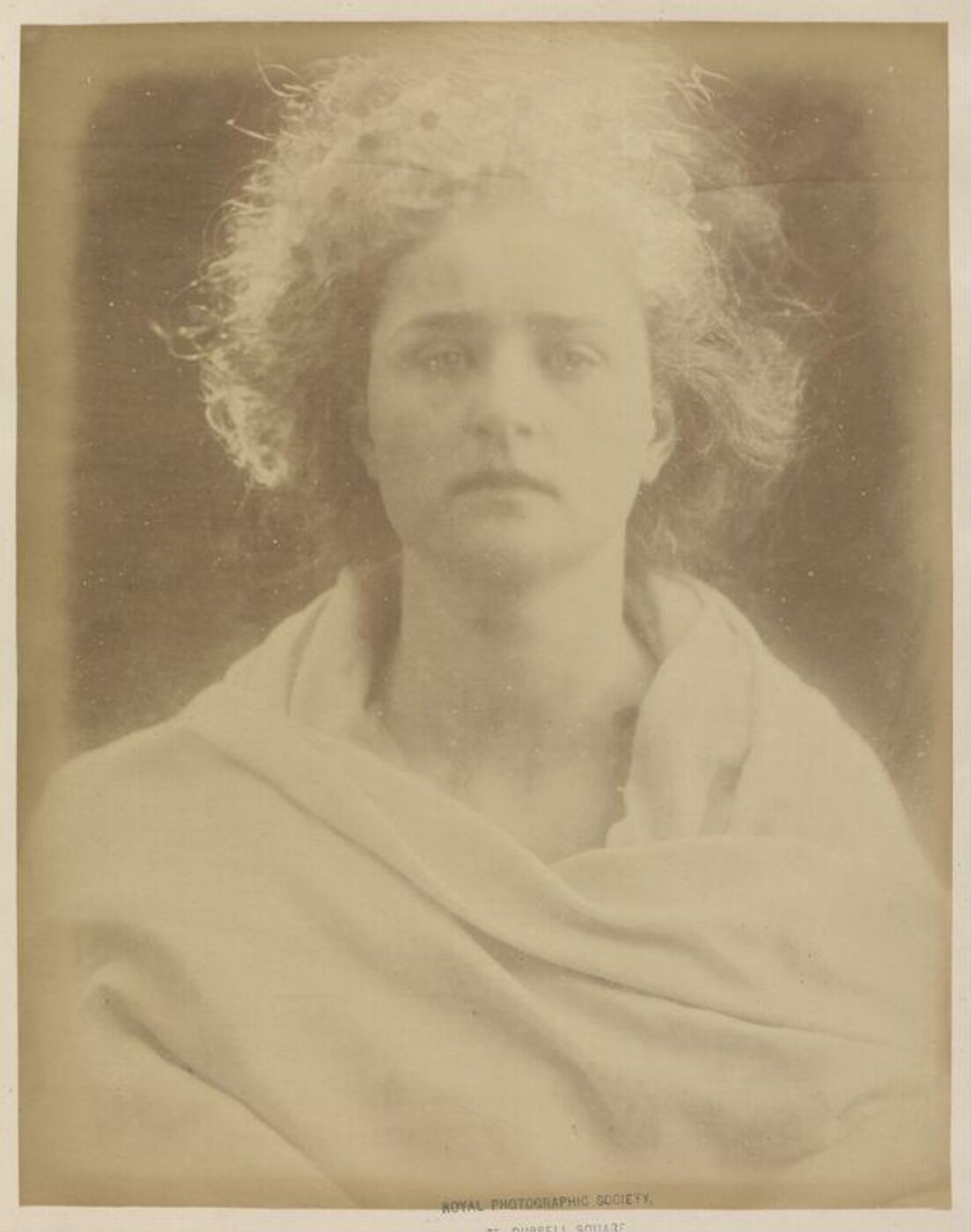 Cameron, Julia Margaret, Aurora Goddess of the Morning / Study of Emily Peacock