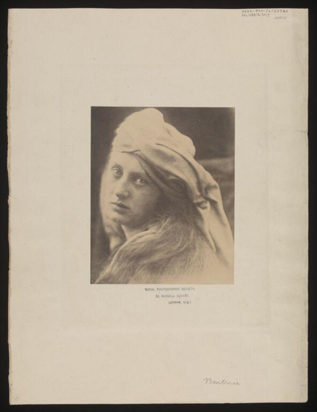 Cameron, Julia Margaret, A Study of the Cenci