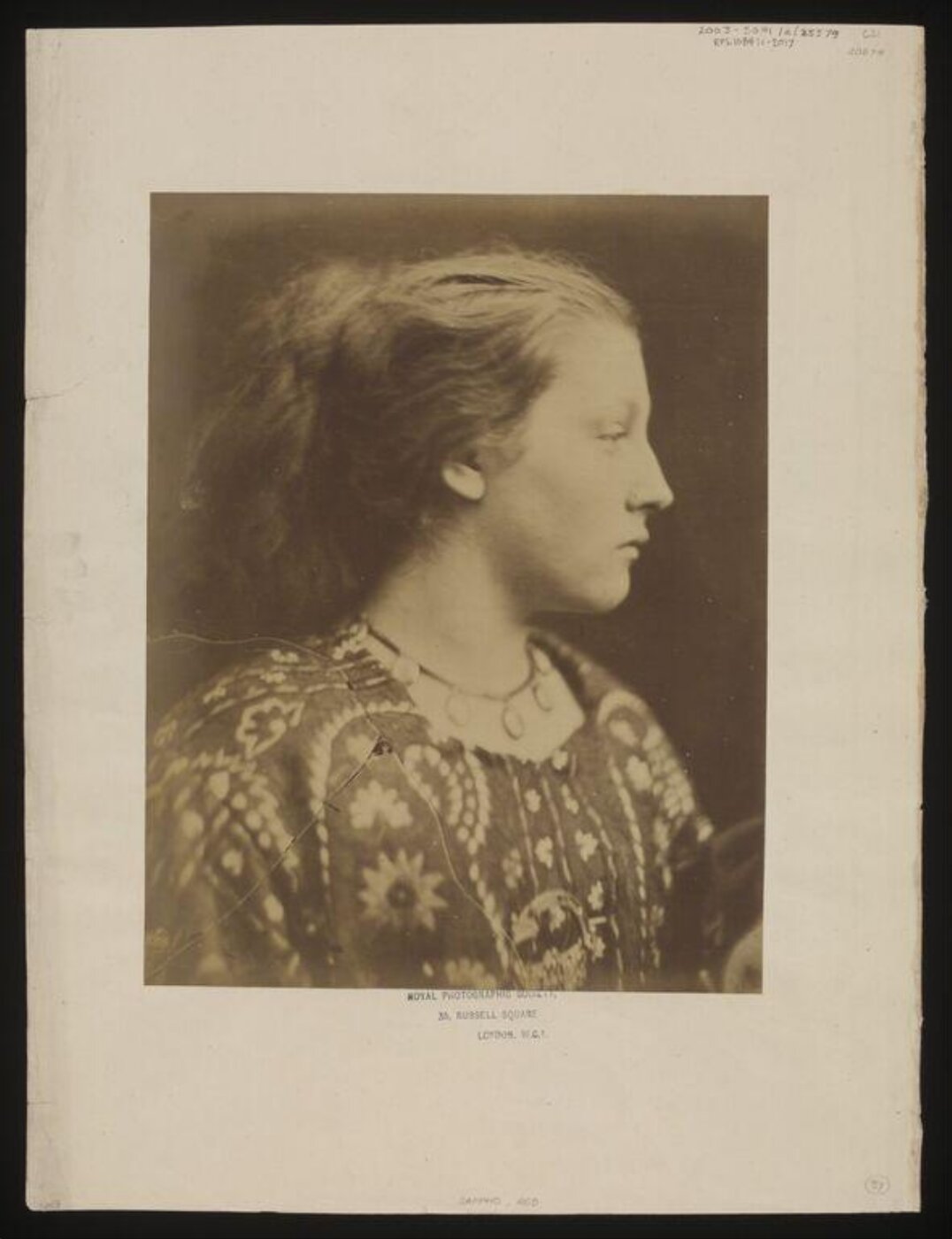 Cameron, Julia Margaret, Sappho