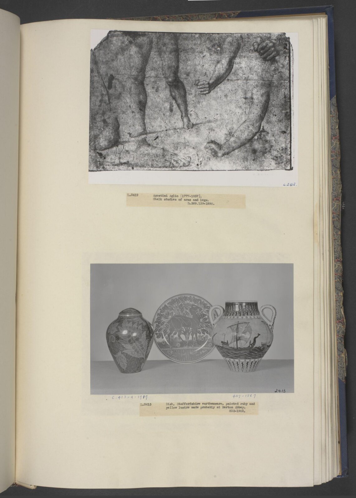 Drawing, Agostino Aglio, 1797-1857