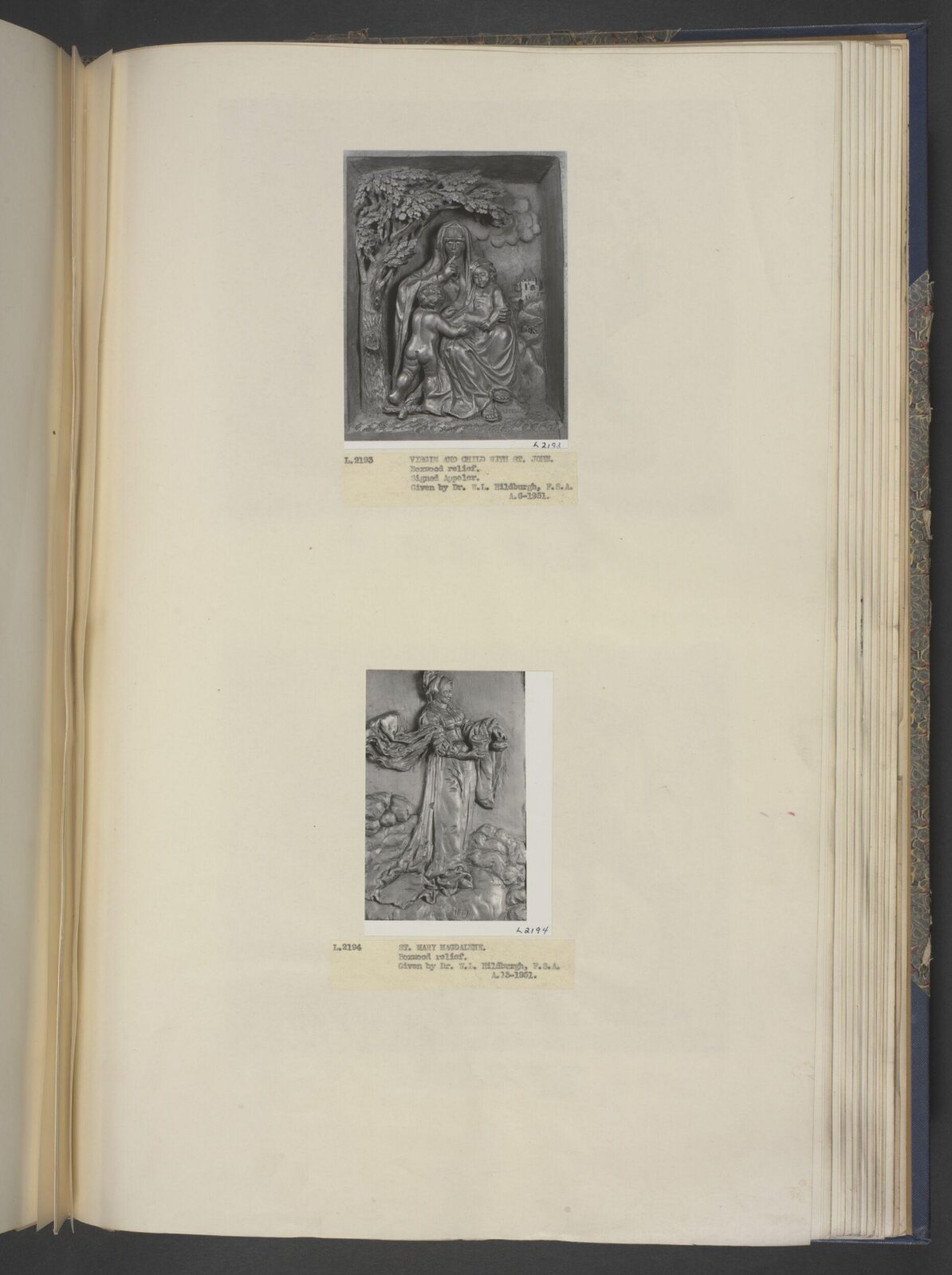Virgin and Child and St John, Appeller, 18th century